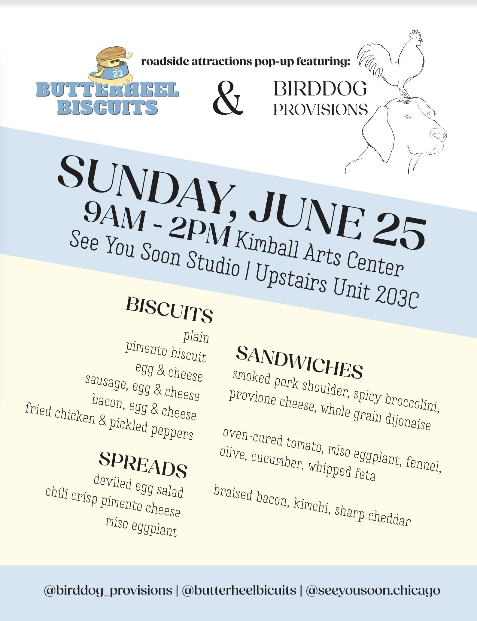 Butterheel Biscuits / Birddog Provisions popup