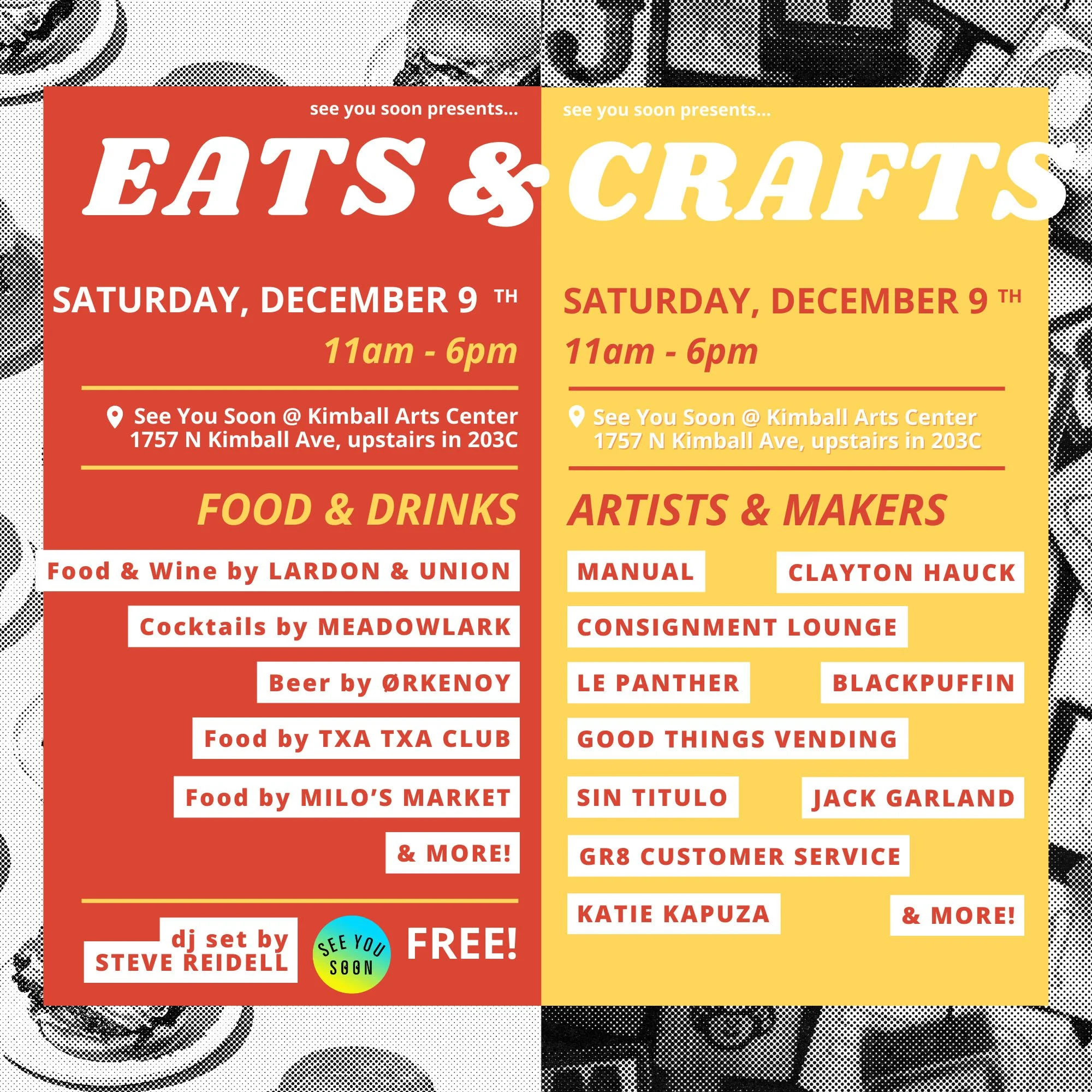 Eats &amp; Crafts