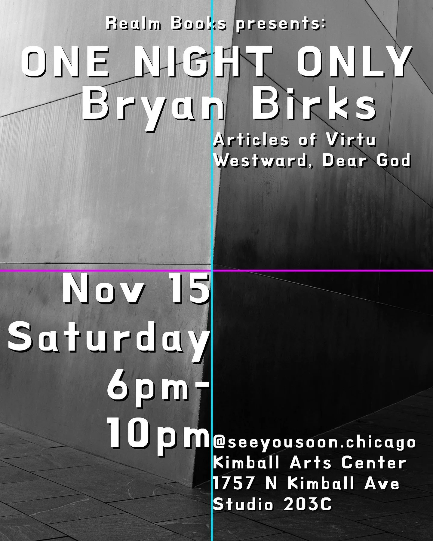 On Saturday, November 15th from 6pm-10pm, we are excited to be showing the work of two projects from St Louis-based photographer Bryan Birks @bryanbirks. We&rsquo;ve been a huge fan of Bryan&rsquo;s Articles of Virtu work for some time now, and will 