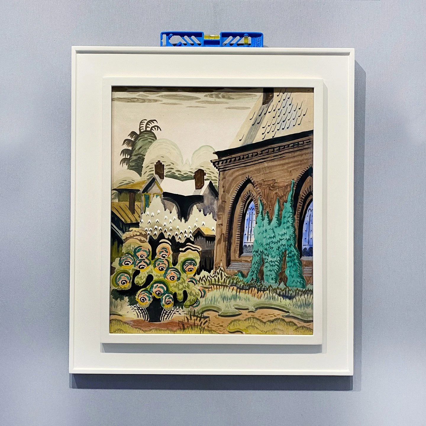 Charles E. Burchfield 
(1893-1967) 
Sunday Morning at Eleven O'Clock, 1917 
Watercolor on paper

#visionaryart 

#charlesburchfield #charlesephraimburchfield 
#burchfieldpenneyartcenter