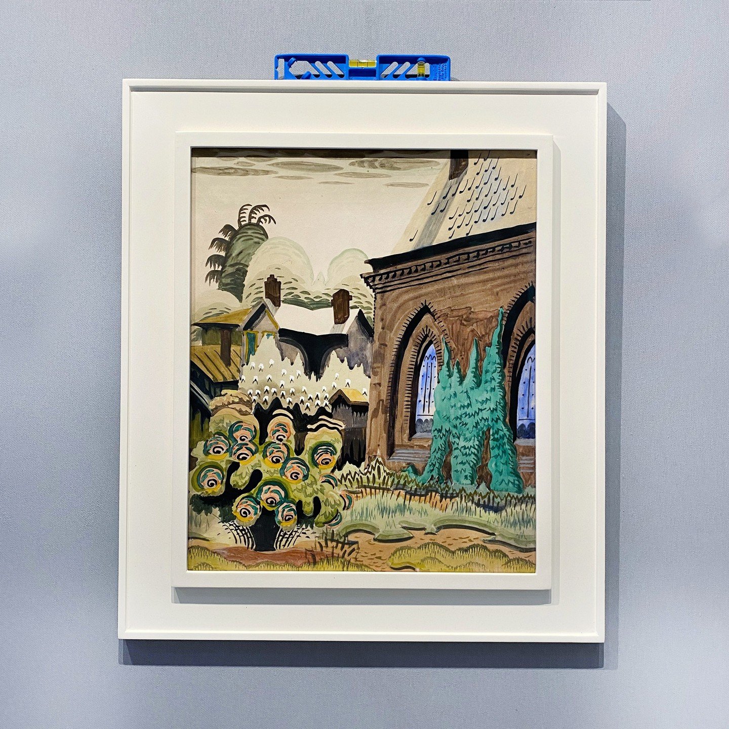 Charles E. Burchfield 
(1893-1967) 
Sunday Morning at Eleven O'Clock, 1917 
Watercolor on paper

#visionaryart 

#charlesburchfield #charlesephraimburchfield 
#burchfieldpenneyartcenter