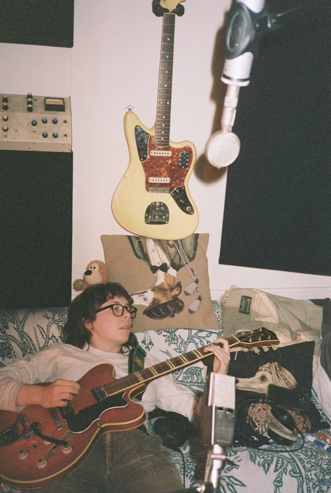 Hank Bee recording in AMC Studio