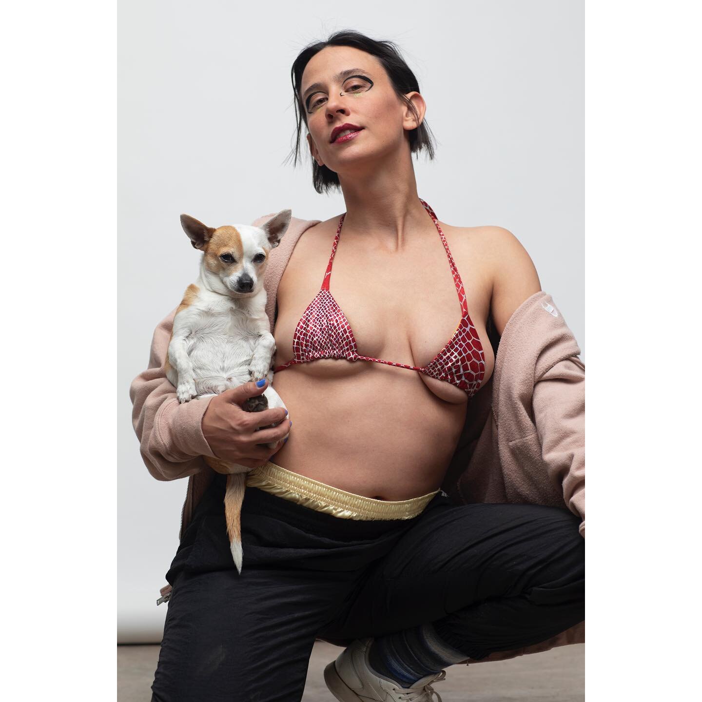 Submitting to everything everywhere in Atlanta and feeling grateful for all of the fun shoots w @katerussellphoto . Luigi is always the star. We did this shoot when I was gunning for a callback on @pvalleystarz from New Mexico and now I&rsquo;m about