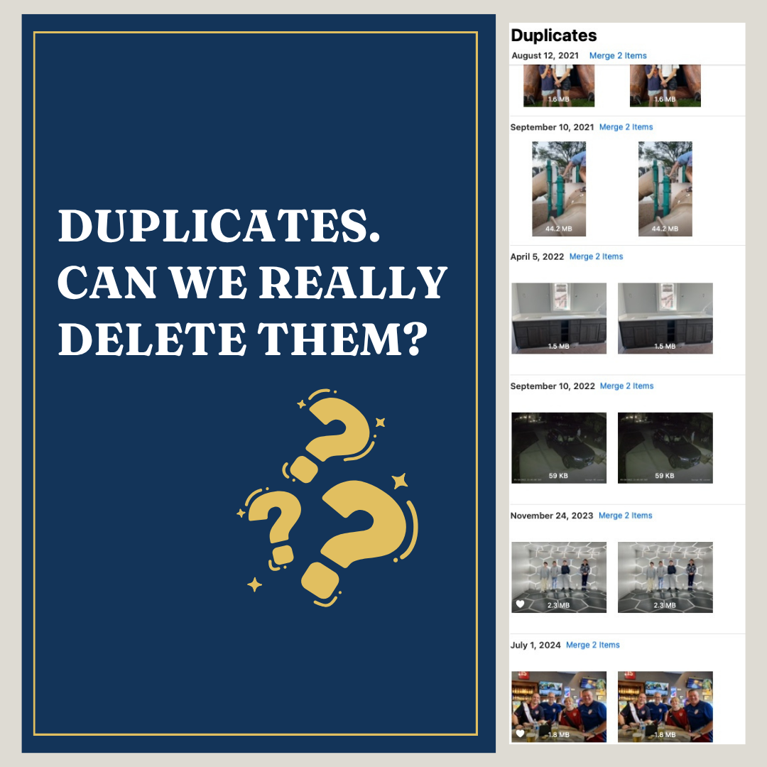 Duplicates. Can We Really Delete Them?