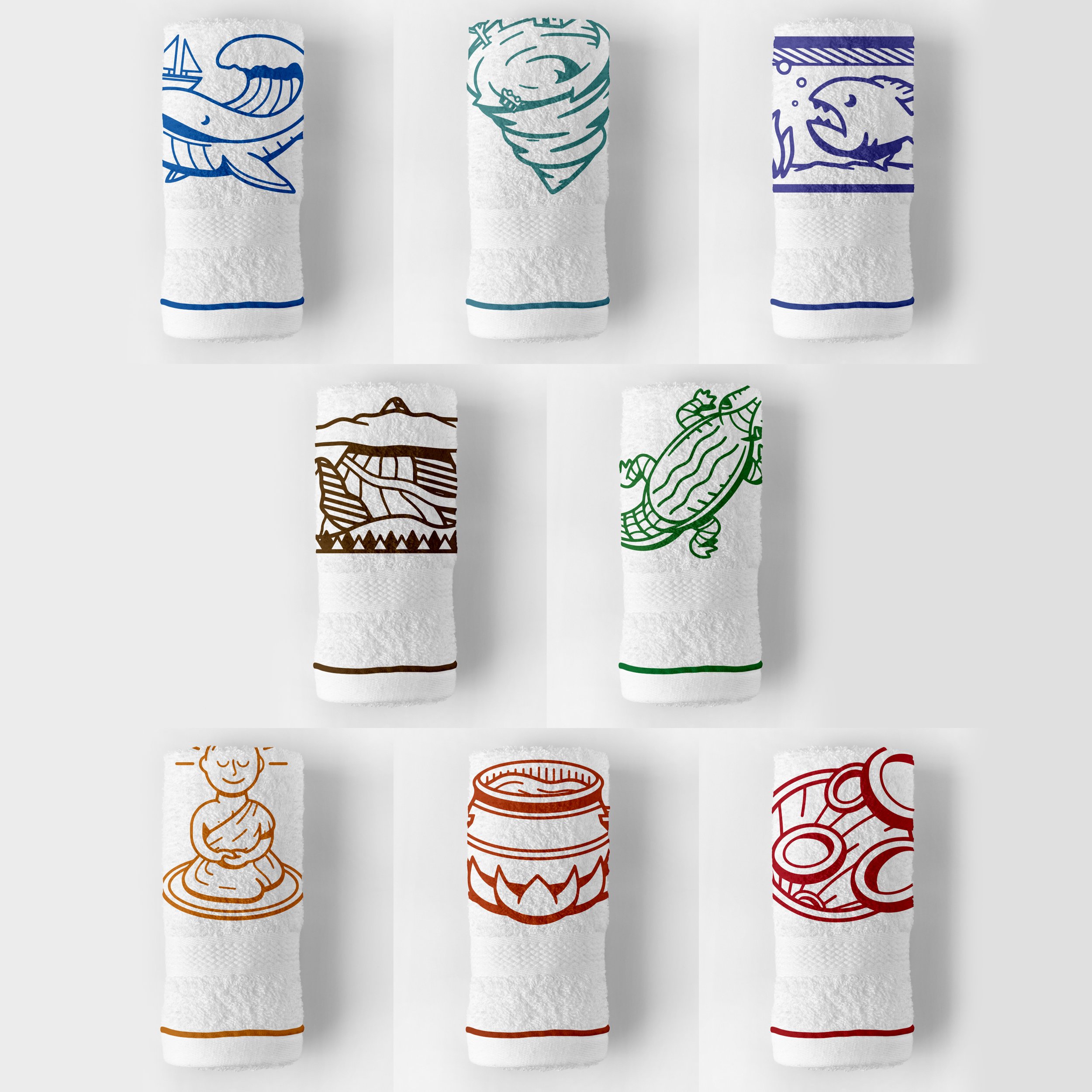Towel mock-up