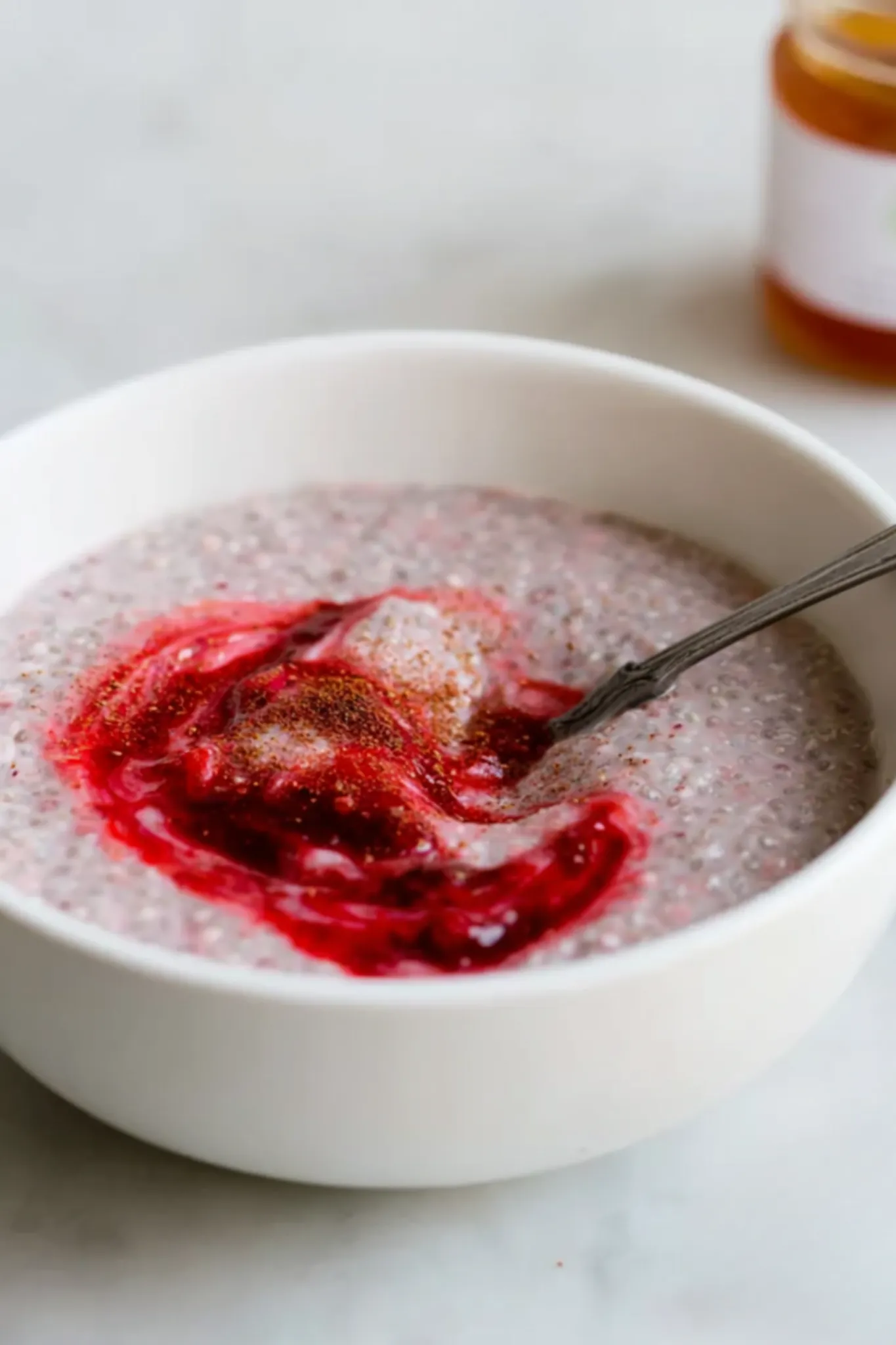 Cooling Coconut &amp; Rose Chia Pudding