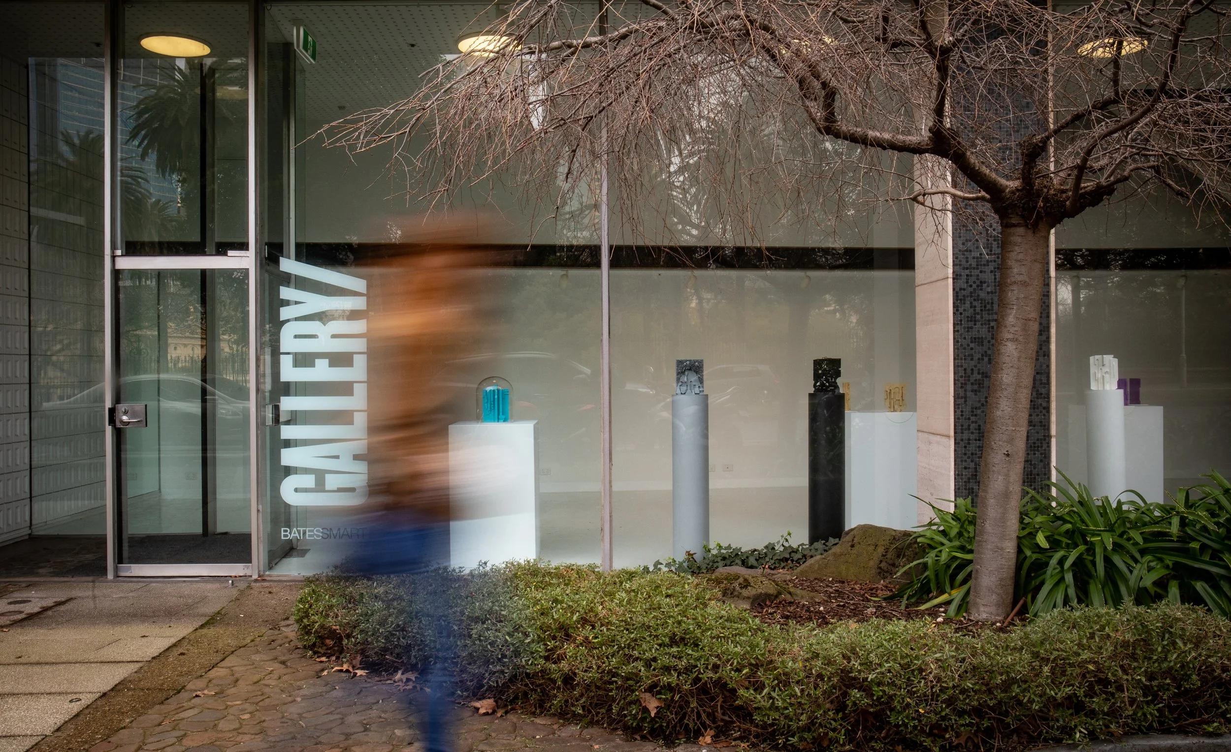       
  
     28 MAY 2021     Rhonda Dredge’s     review of Lost Tablets at Sarah Scout Presents, CBD News, May 2021       Lost Tablets use carefully selected, often single-colour pieces to create architectural forms inspired by columns, arches and 