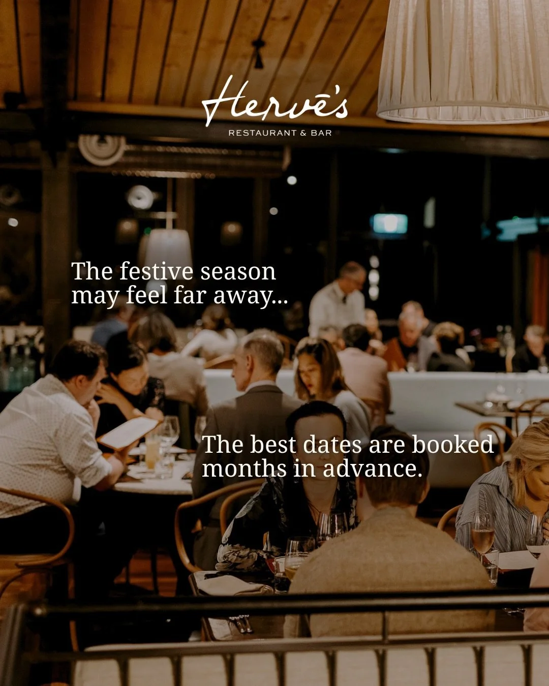 It might only be August, but the festive season has a habit of arriving faster than expected. 🎄

If you&rsquo;re already thinking about Christmas lunches, end-of-year dinners or celebrating with family and friends, now is the perfect time to secure 