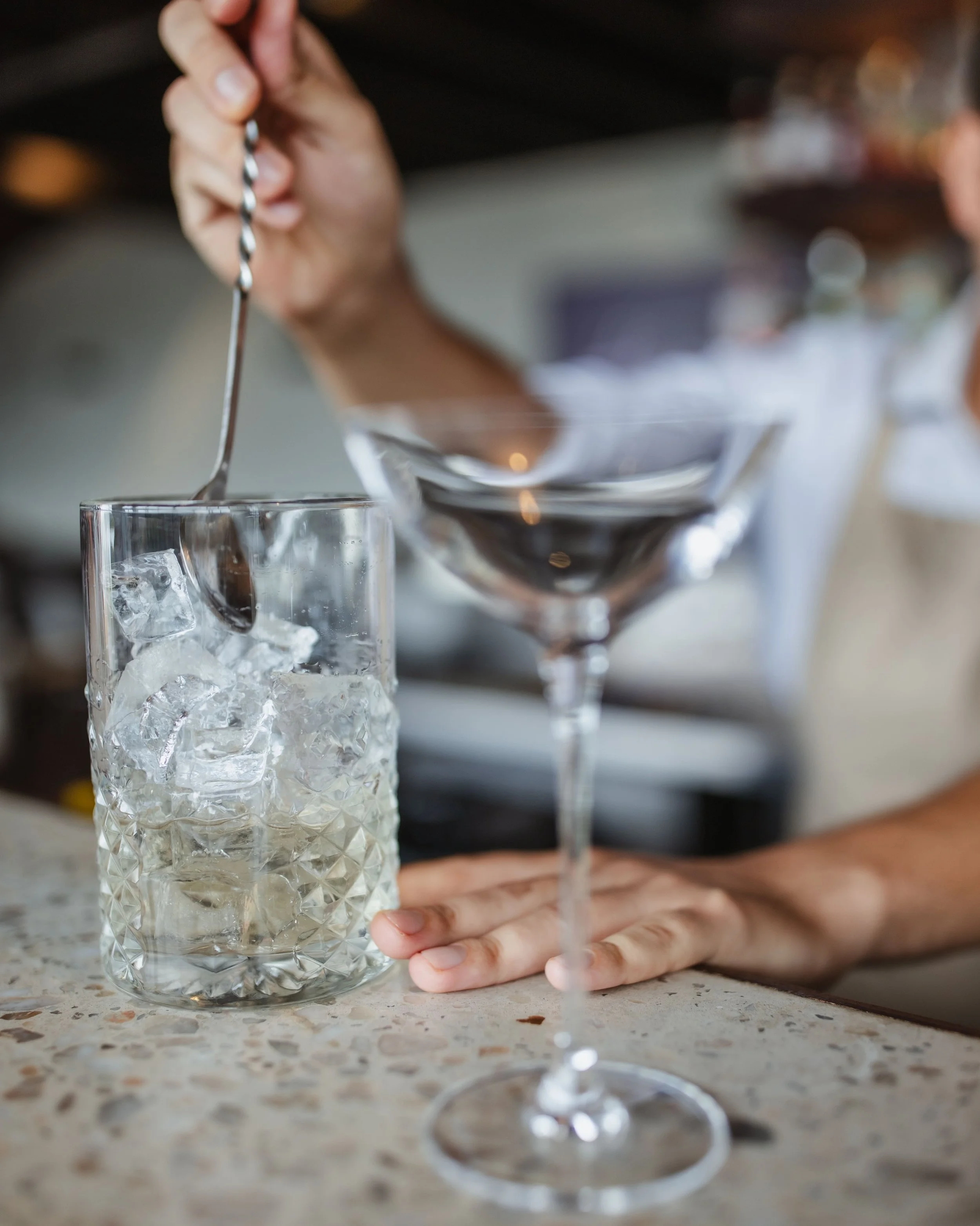 Swipe to fill! 🍸

Not in the mood for wine tonight? 

No problem! Our bar team will work their magic and make you a lovely martini &agrave; la James Bond.

How do you take yours? Gin? Vodka? Olives? Lemon twist? 

Comment below📩