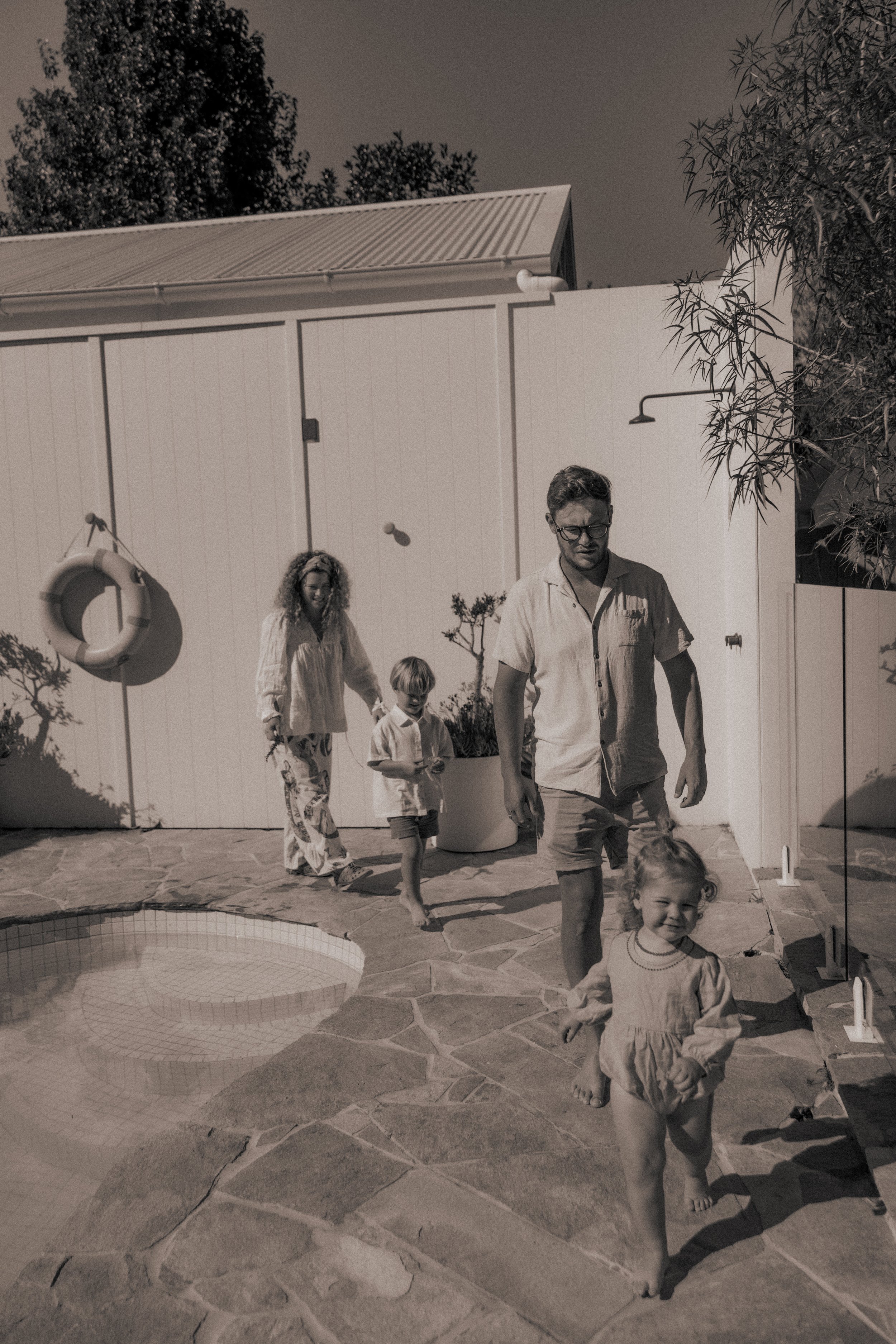 Family session at Lagoon Locations photoshoot location on the Mornington Peninsula