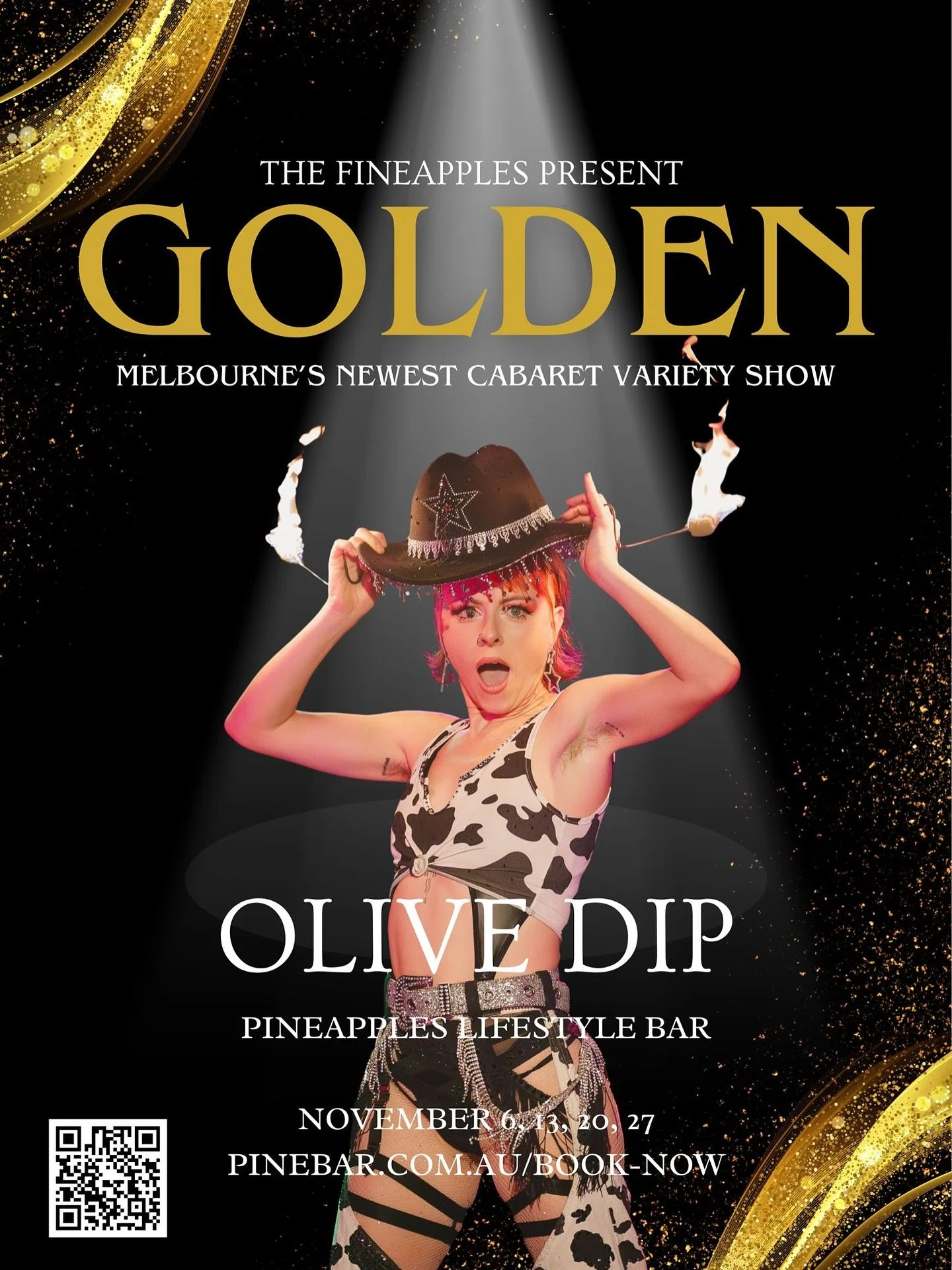 Hey Naarm/Melbourne! 
How&rsquo;s your Thursday night looking?
I&rsquo;ll be performing at your newest cabaret variety show @thefineapplesshow at @pineapples_lifestyle_bar 🍍

Come through for a killer lineup of variety superstars showcasing burlesqu