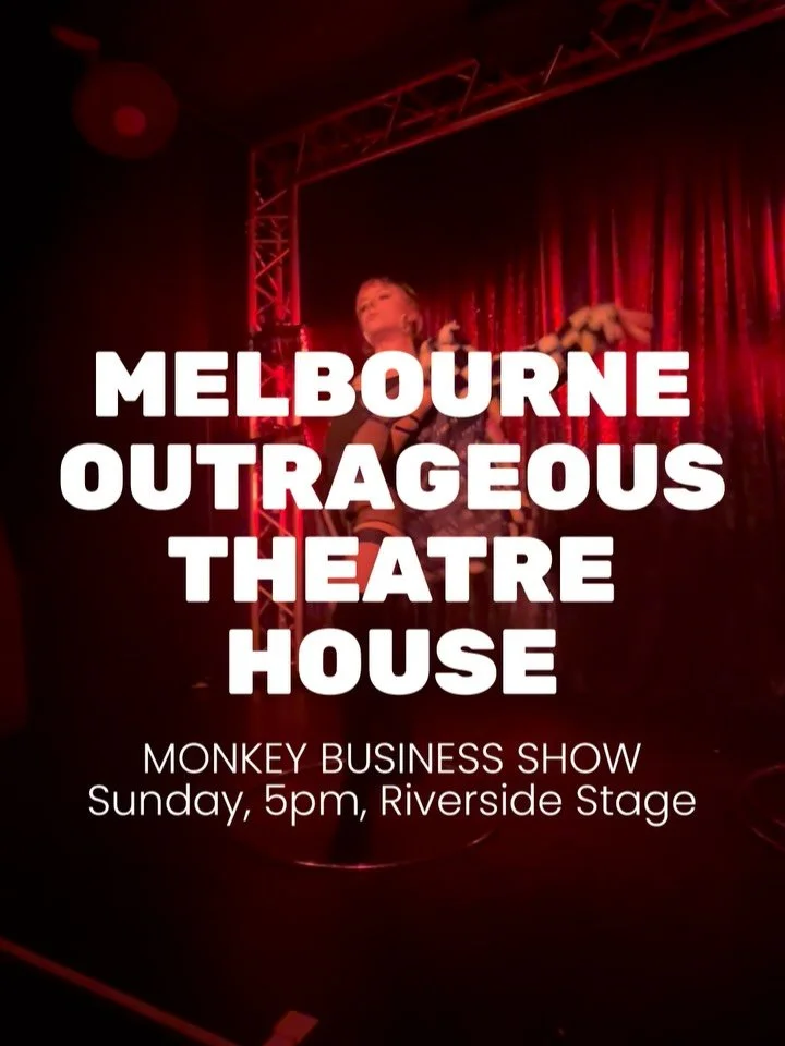 I&rsquo;m teaching and performing this weekend at @strawberryfields_festival 🍓WOO🍓
You can find me performing with @moth.artists :

🥵Melbourne Outrageous Theatre House
Performing a kunty multi hoop act in their Monkey Business Show, silly sexy str