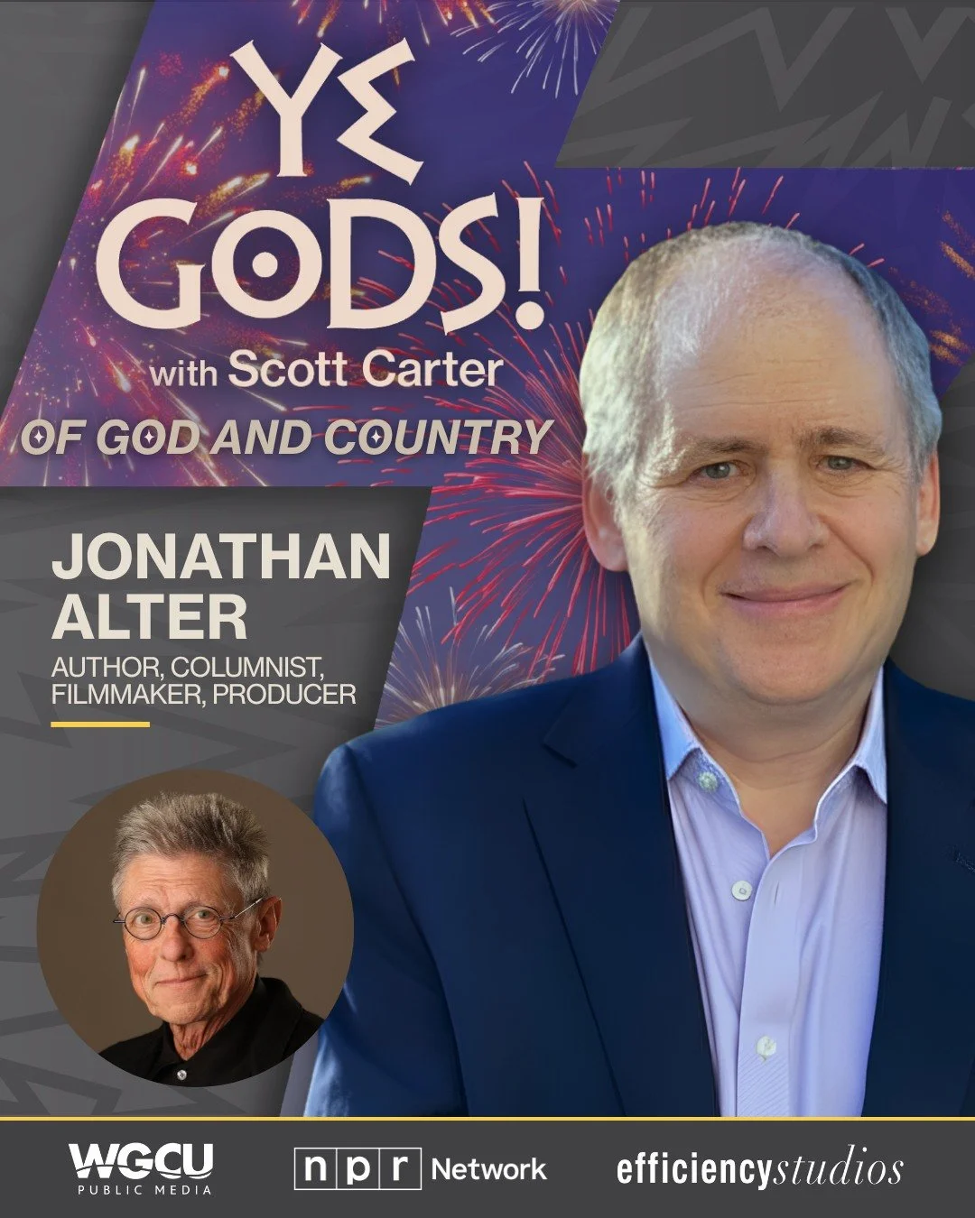 🗣️ This week on Ye Gods! with Scott Carter...

Award-winning author, columnist, filmmaker, and producer Jonathan Alter joins Scott for a wide-ranging conversation about the American presidency, political journalism, and the stories behind the leader