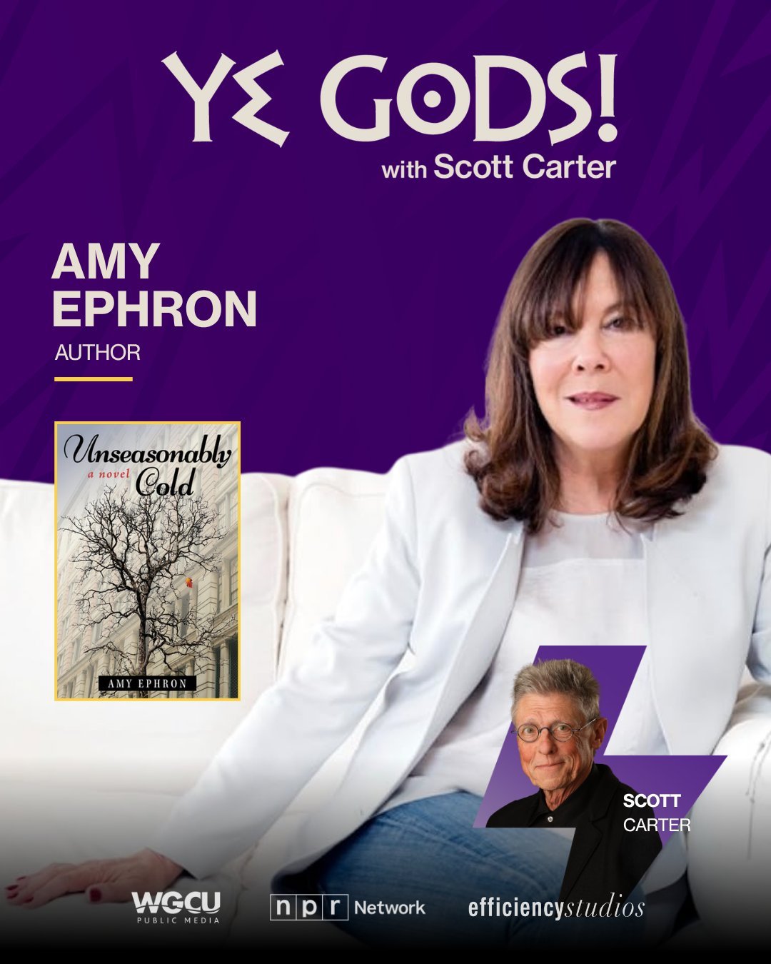 Have you ever had to make a break with your family? Novelist Amy Ephron, whose new mystery, UNSEASONABLY COLD (out in paperback Oct. 4), follows the disappearance of an heiress in pre-World War II New York and the intertwining friendships, family and
