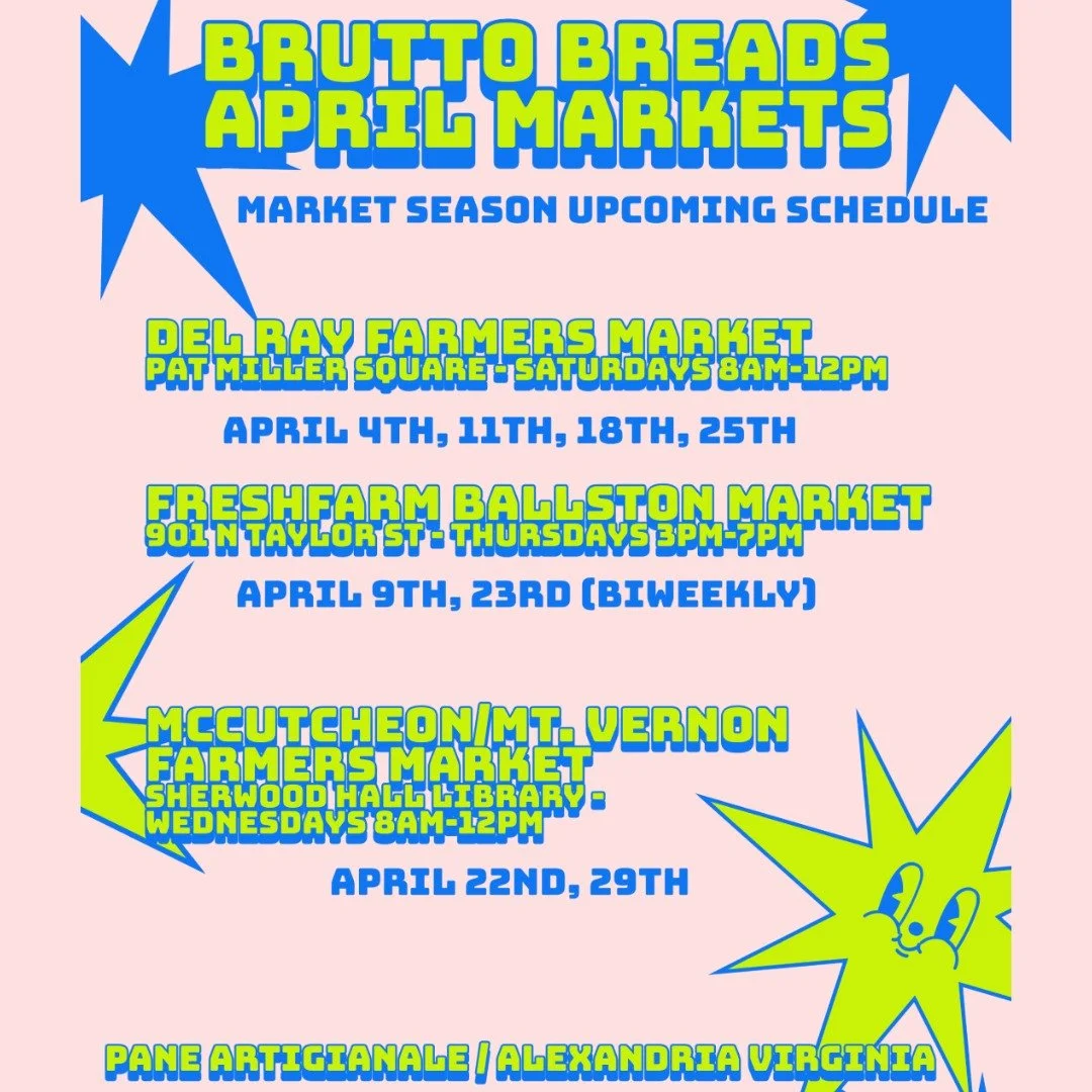 Markets are starting up! 

I will post these dates every month but here is a quick primer:

@fairfaxfarmmarkets 
Sherwood Hall Library - 8am-12pm
Every Wednesday 4/22-11/25

@freshfarmva
FRESHFARM Rosslyn
1800 N Lynn Street - 2pm-6pm
Every Wednesday 