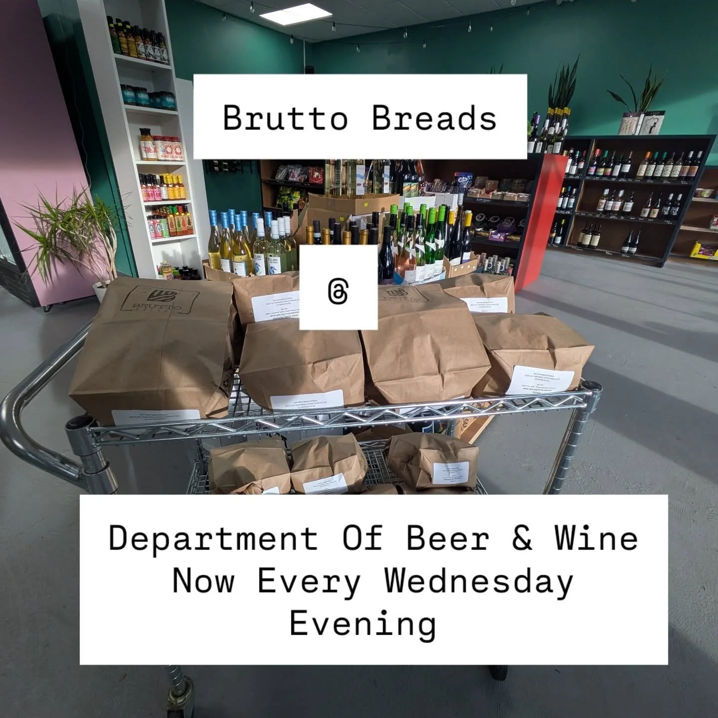 Post Farmers Market delivery now happening @deptofbeerandwine on Wednesday evenings through the weekend.