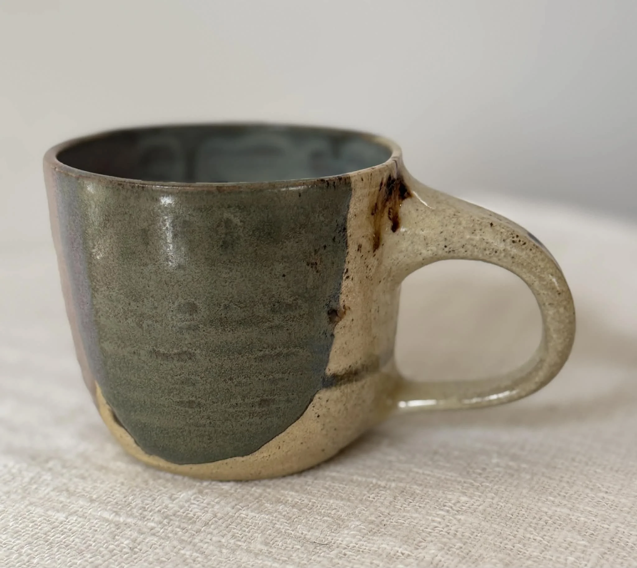 Piccolo in stone with hint of mauve