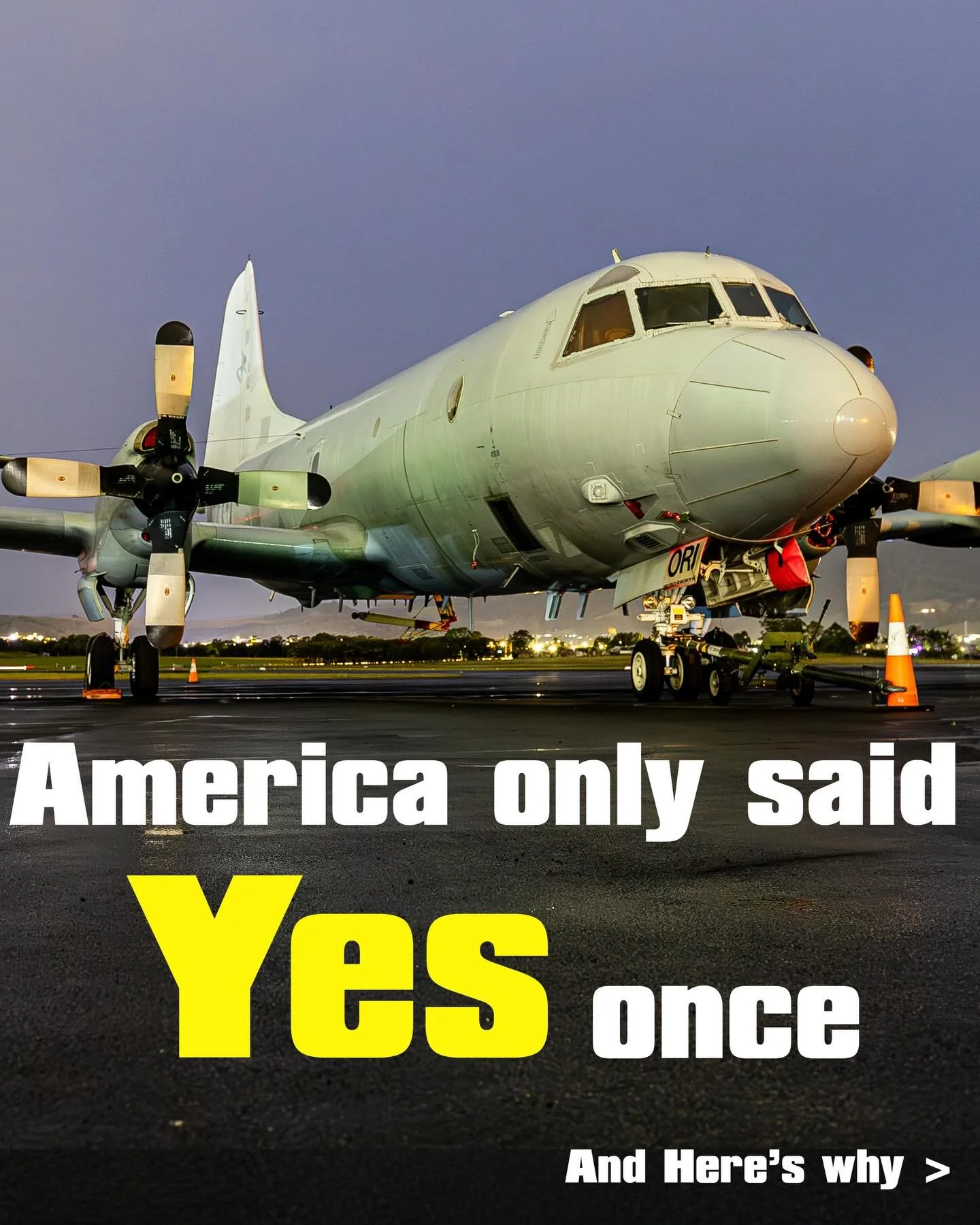 Why did they only say yes once?

HUGE shoutout to the people at @harsaviationmuseum for making this possible 🔥

#p3
#aviation 
#history 
#planes 
#awesome
Ilovemygirlfriend