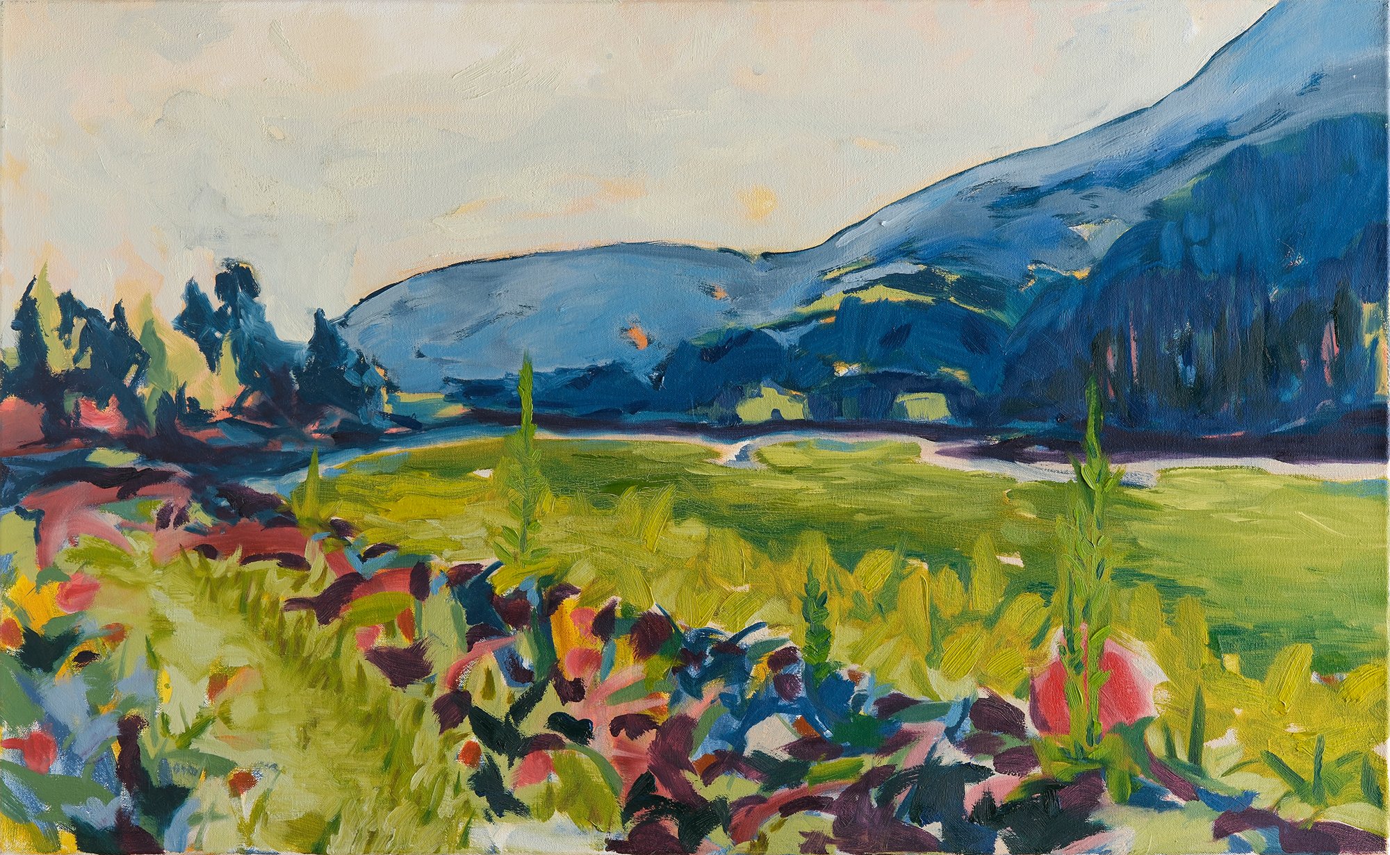 A Place With Heart
2023
Oil on canvas
22” x 36”