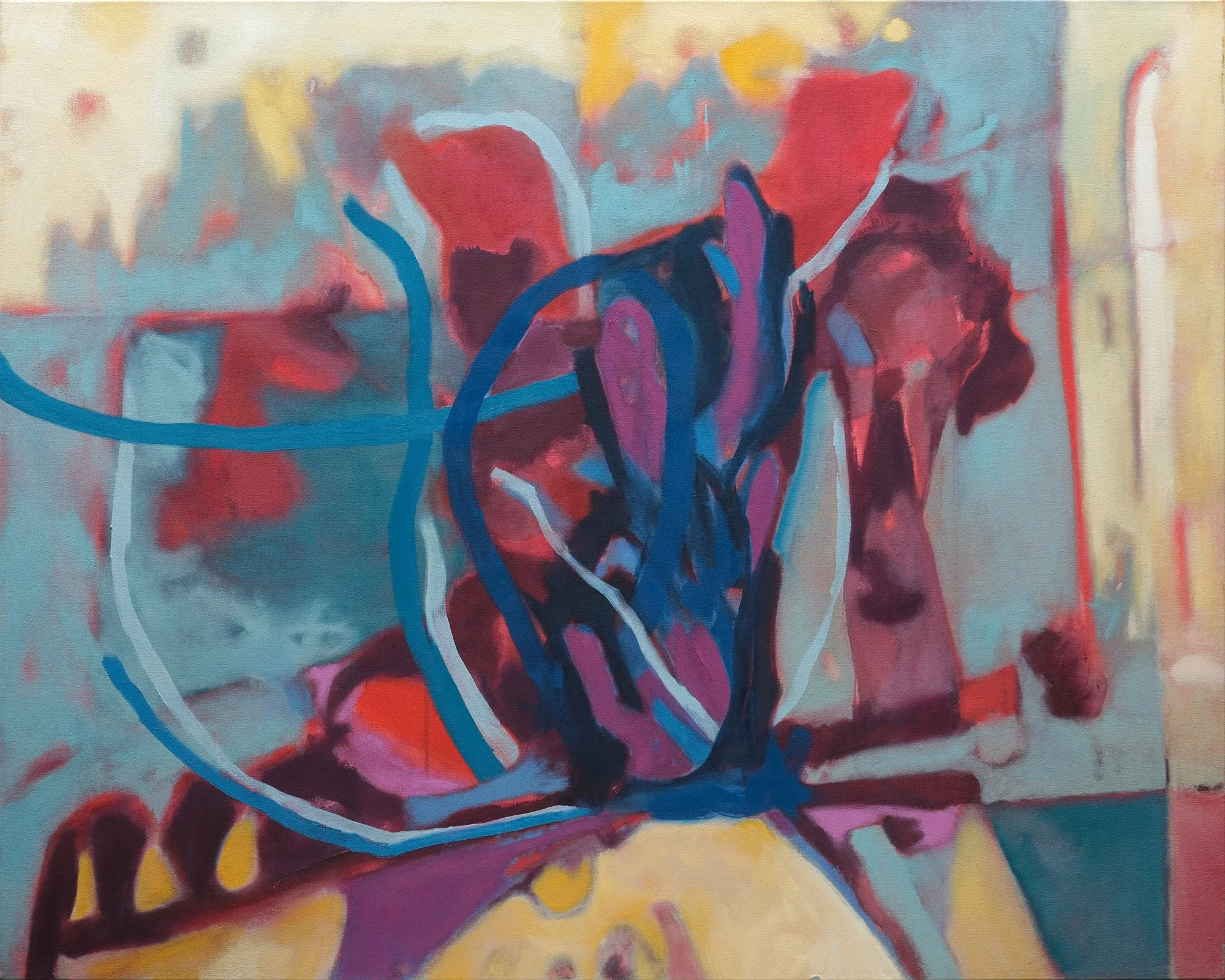 Getting Closer
2023
Acrylic and oil on canvas
40" x 50"