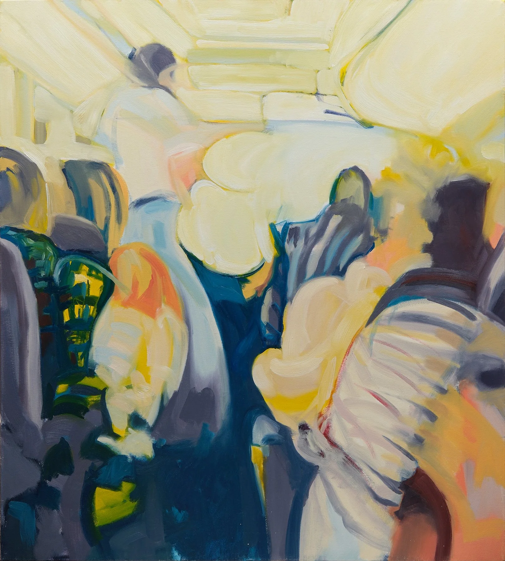 December: Don’t Hate Create, Pom Yellow, Cocoa Snow, Sparkle
2023
Oil on canvas
40” x 36”