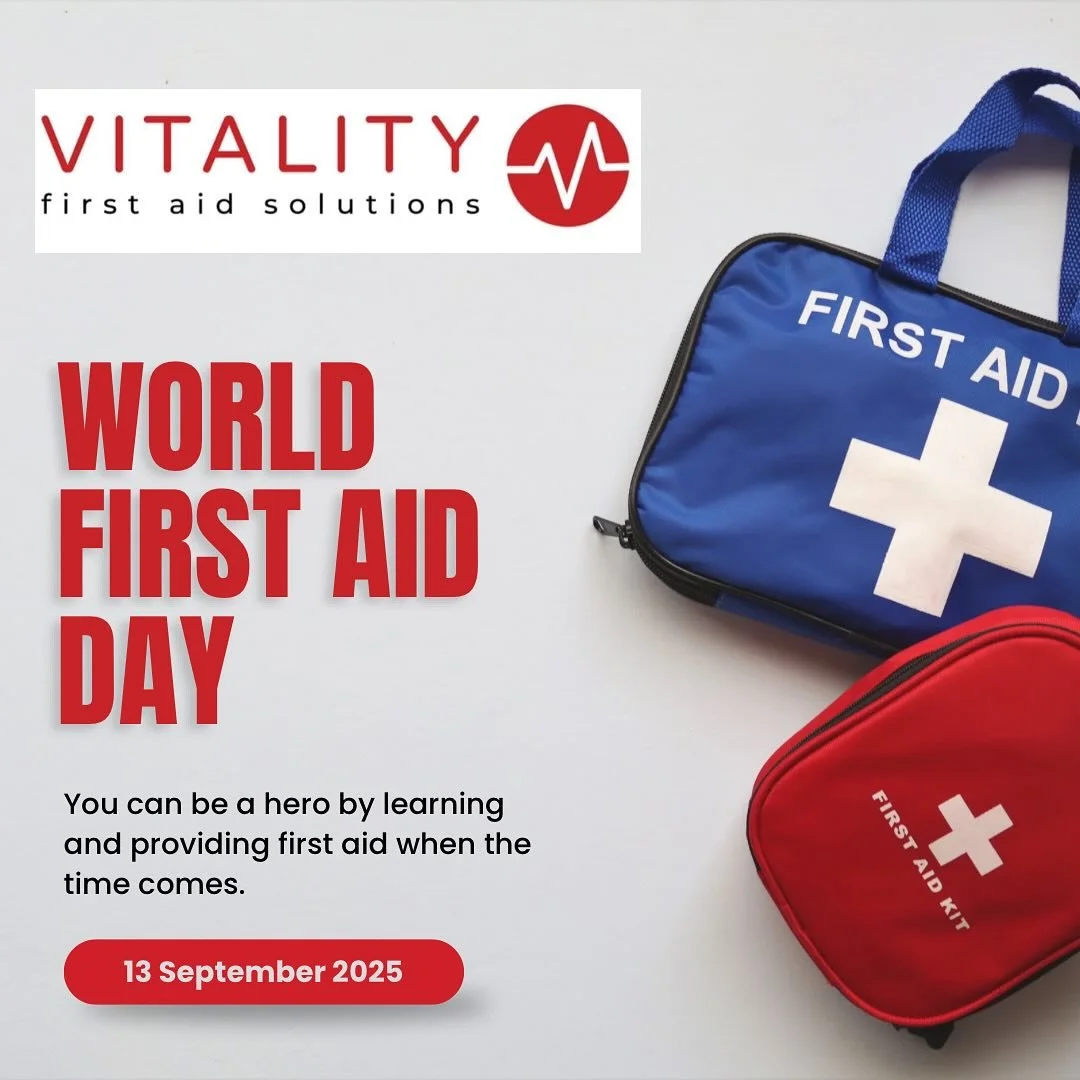 🚨World First Aid Day🚨

Be the difference. Learn to save a life!

💡Book one of our certified courses for you, your family and friends or your employees &mdash; where confidence meets care.

#WorldFirstAidDay #FirstAidSavesLives #CPRTraining #Manufa