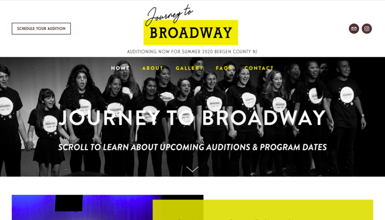 Journey To Broadway • Online Courses