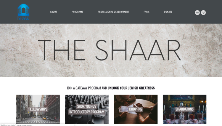 The Shaar • Education for Young Jewish Men