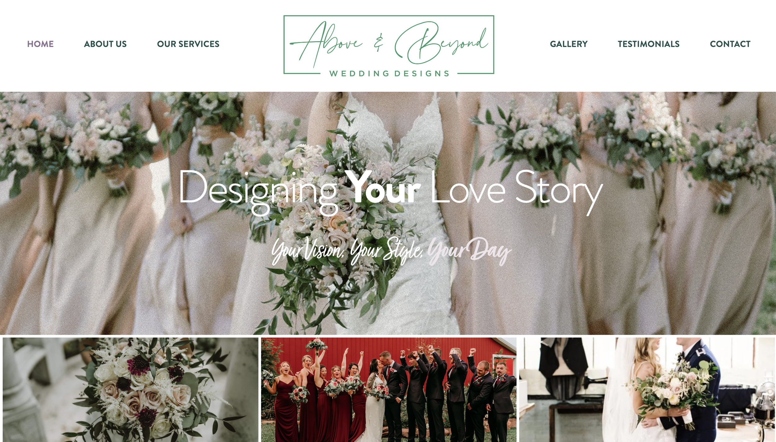 Above &amp; Beyond Wedding Designs • Angela Rogers