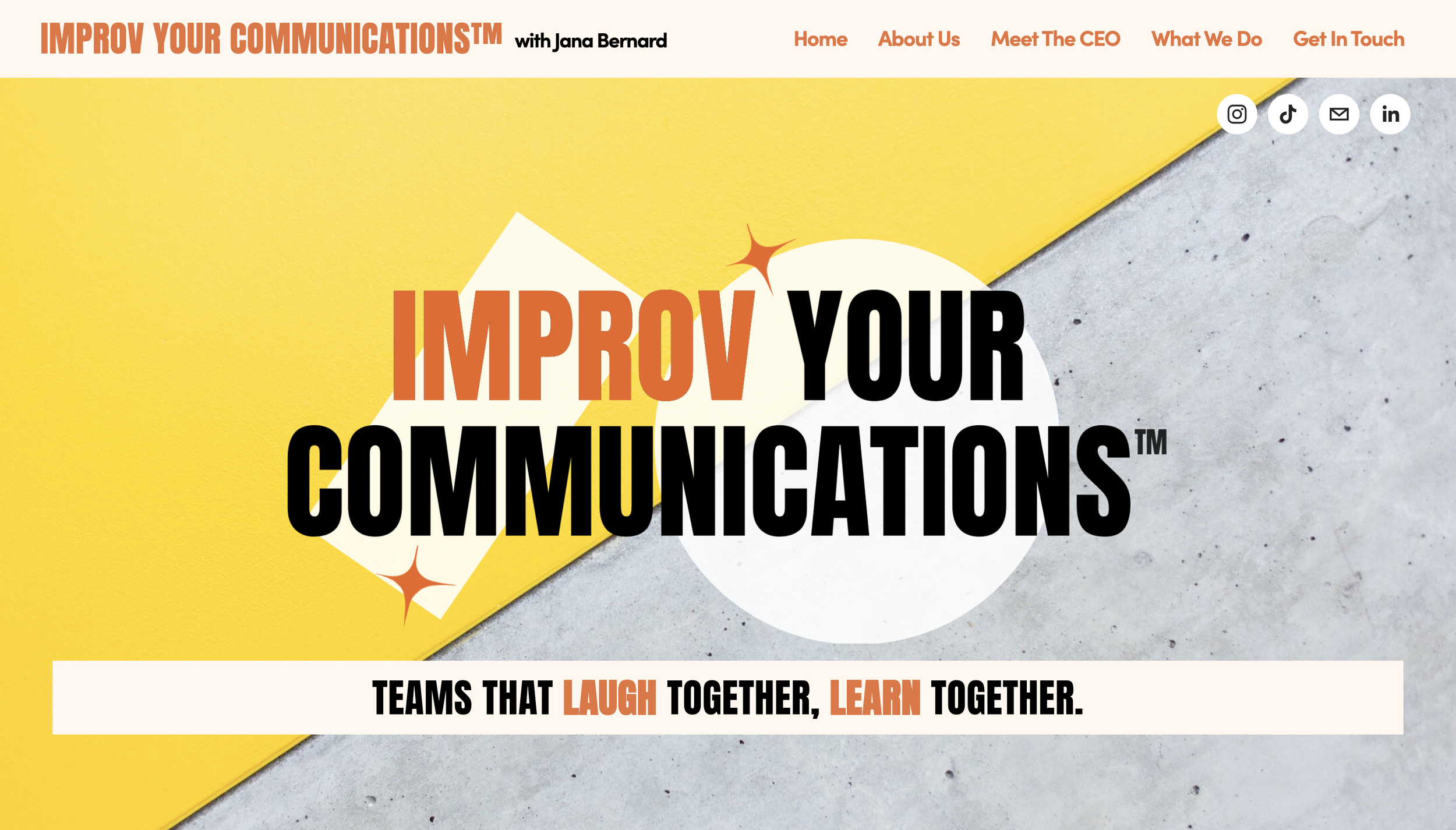 Improv Your Communications • Jana Bernard