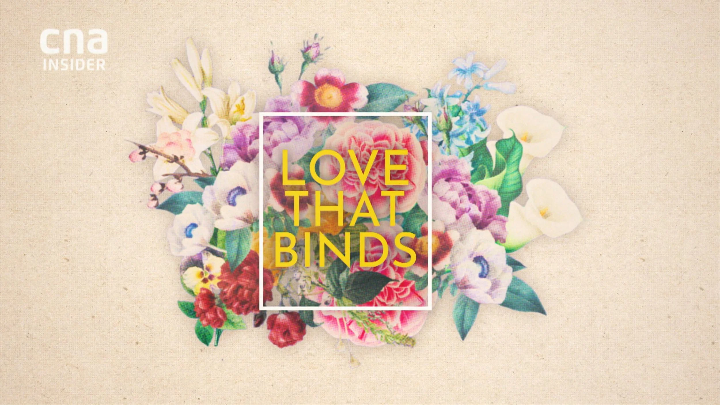 CNA Love that binds documentary singles dating