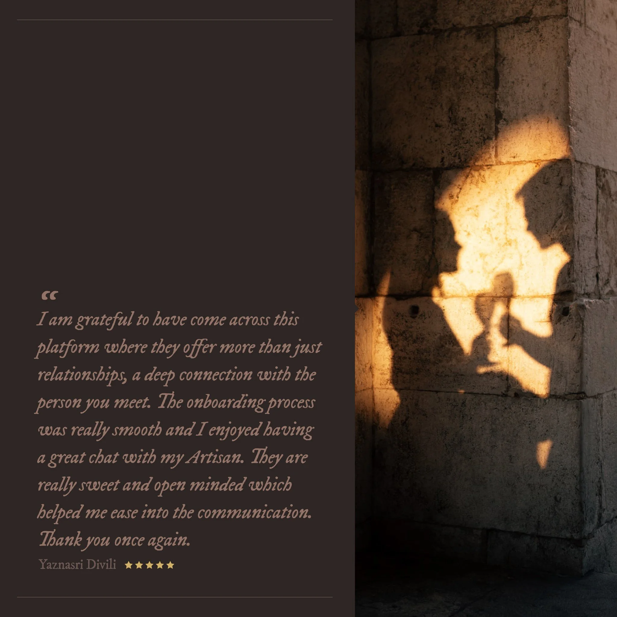 Our methodology at Kopi Date is simple. We celebrate what defines and differentiates you as an individual. By understanding your story, we craft the most thoughtful first-date centered around great conversations.

Although a Kopi Date might pave the 