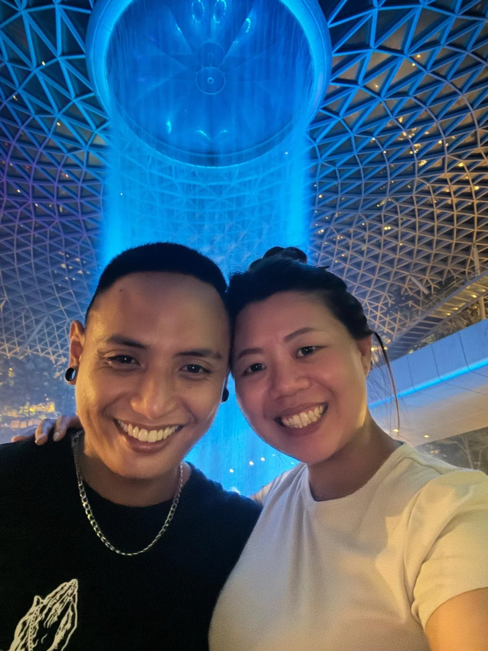 Agnes and Amir, a couple who met through Kopi Date