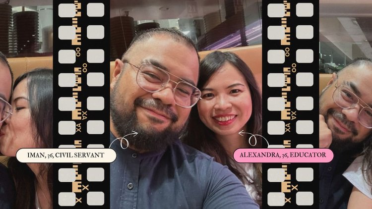 Iman and Alexandra, a couple who met through Kopi Date