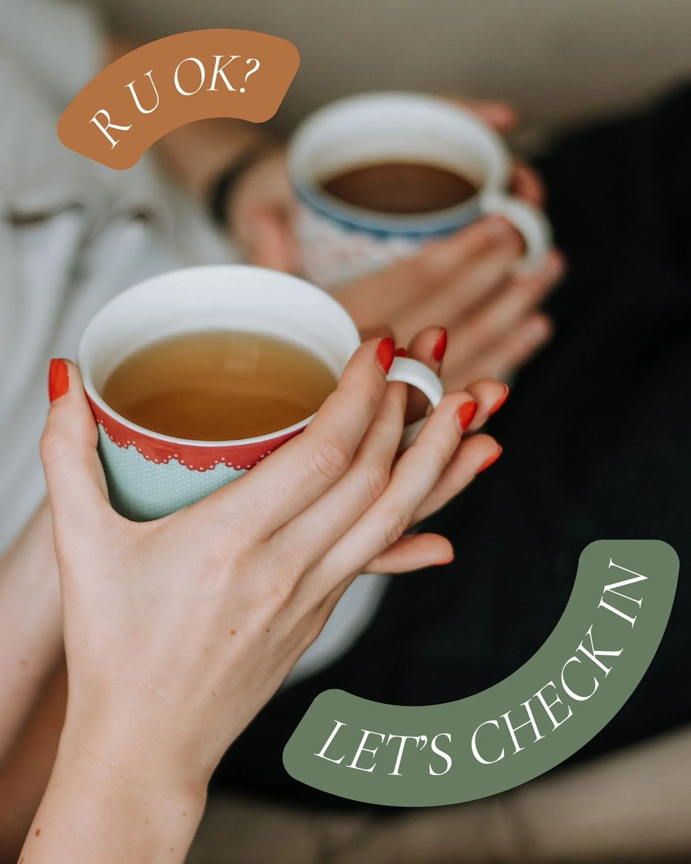 &quot;R U OK? &quot;💛
Checking in isn&rsquo;t just about asking others&mdash;it starts with us. Taking a moment to notice our own felt sense of &lsquo;OK&rsquo;&mdash;our breath, our body, our energy&mdash;helps us tune into when we&rsquo;re steady 