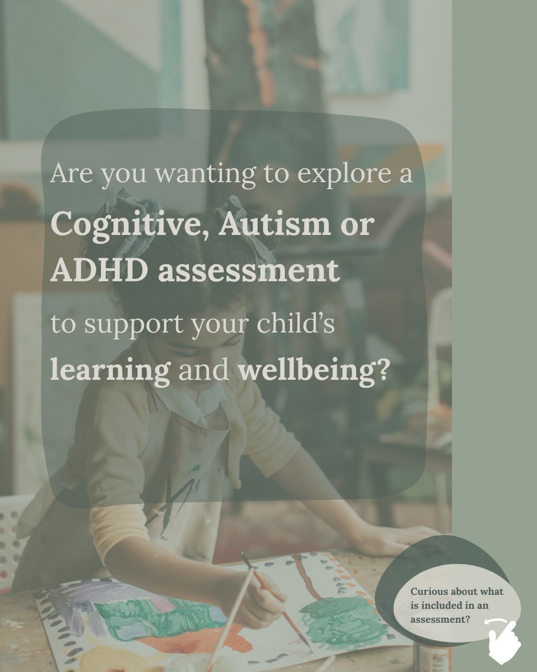 ✨We have current availability for psychology assessments at Therapywell ✨
Therapywell currently has availability for comprehensive psychological assessments for:
&bull; ADHD
&bull; Autism (ASD)
&bull; Cognitive and learning profiles
Our assessments a