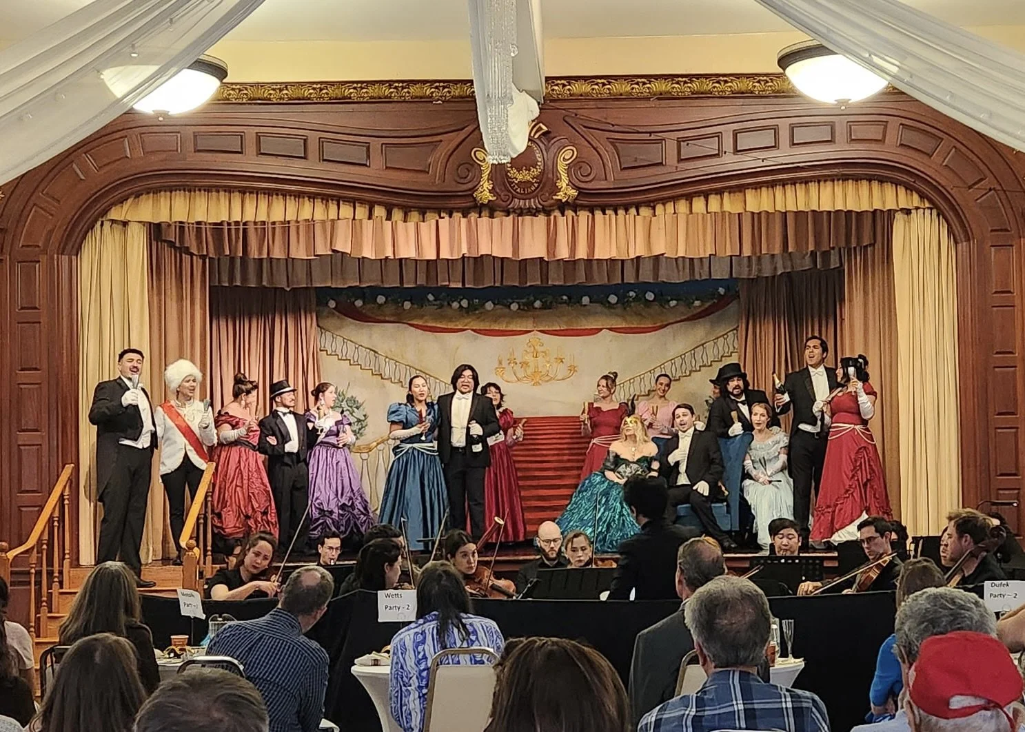 Anna Caplan performs as Prince Orlofsky in Die Fledermaus