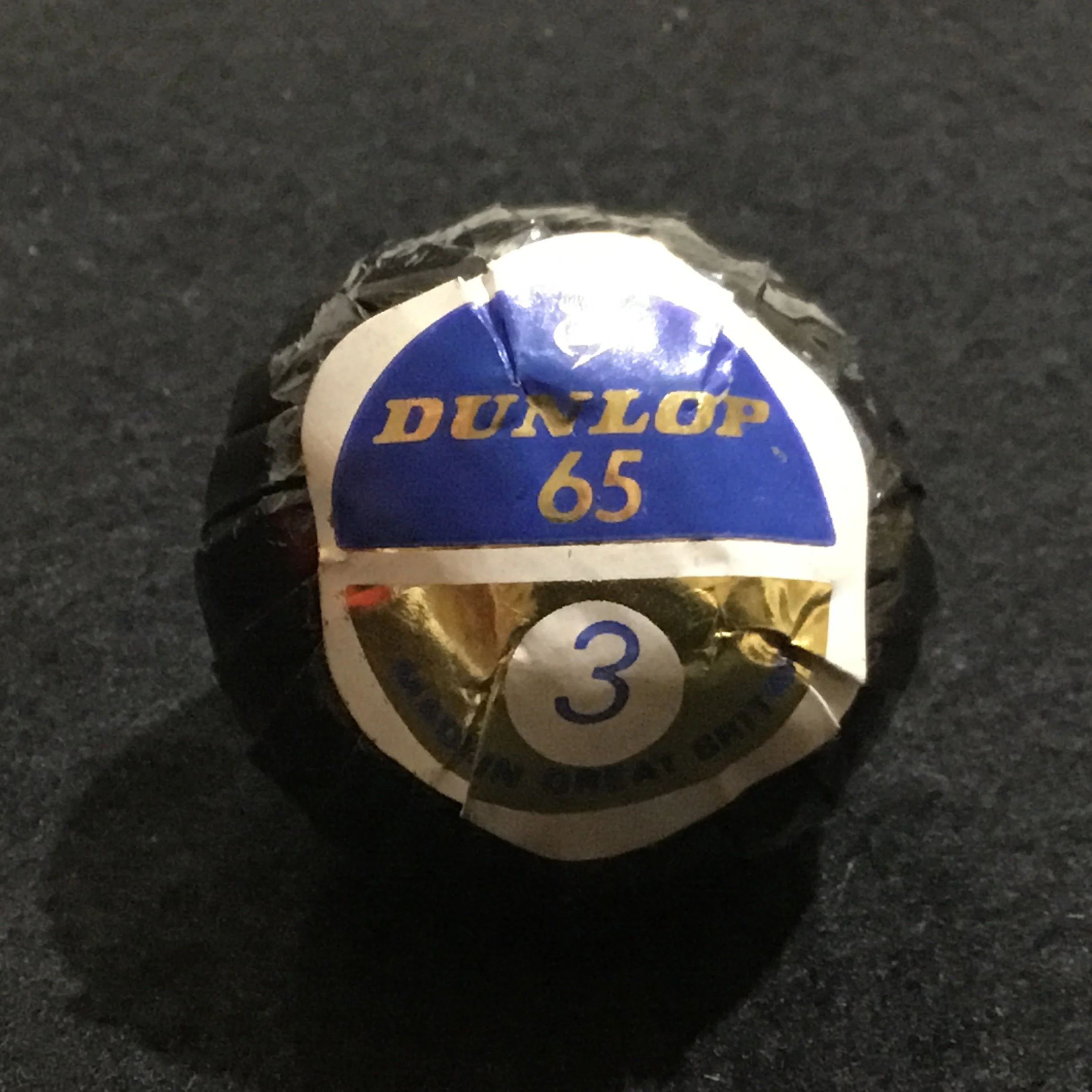 Dunlop 65 wrapped ball
