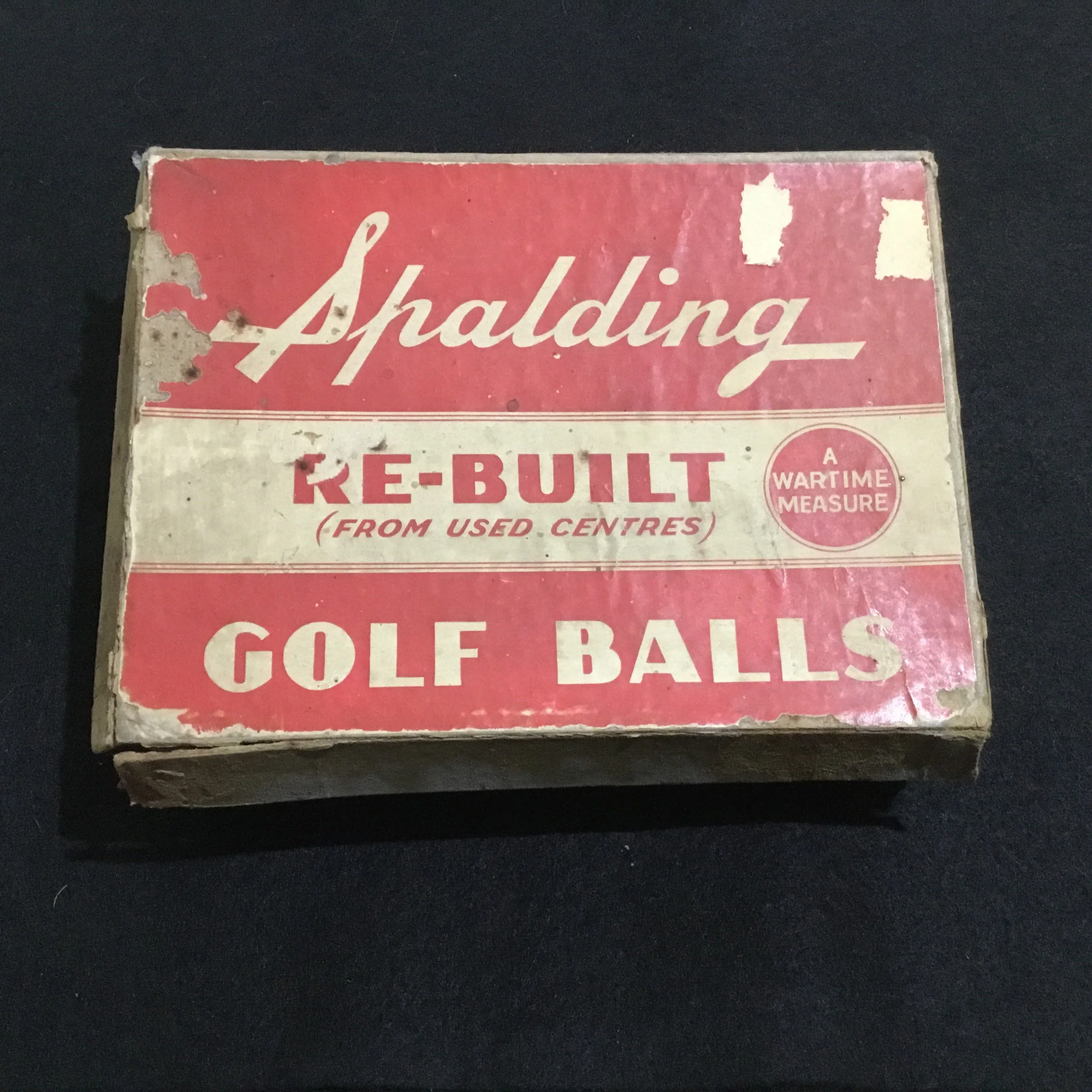 Wartime Spalding Rebuilt Golf Box