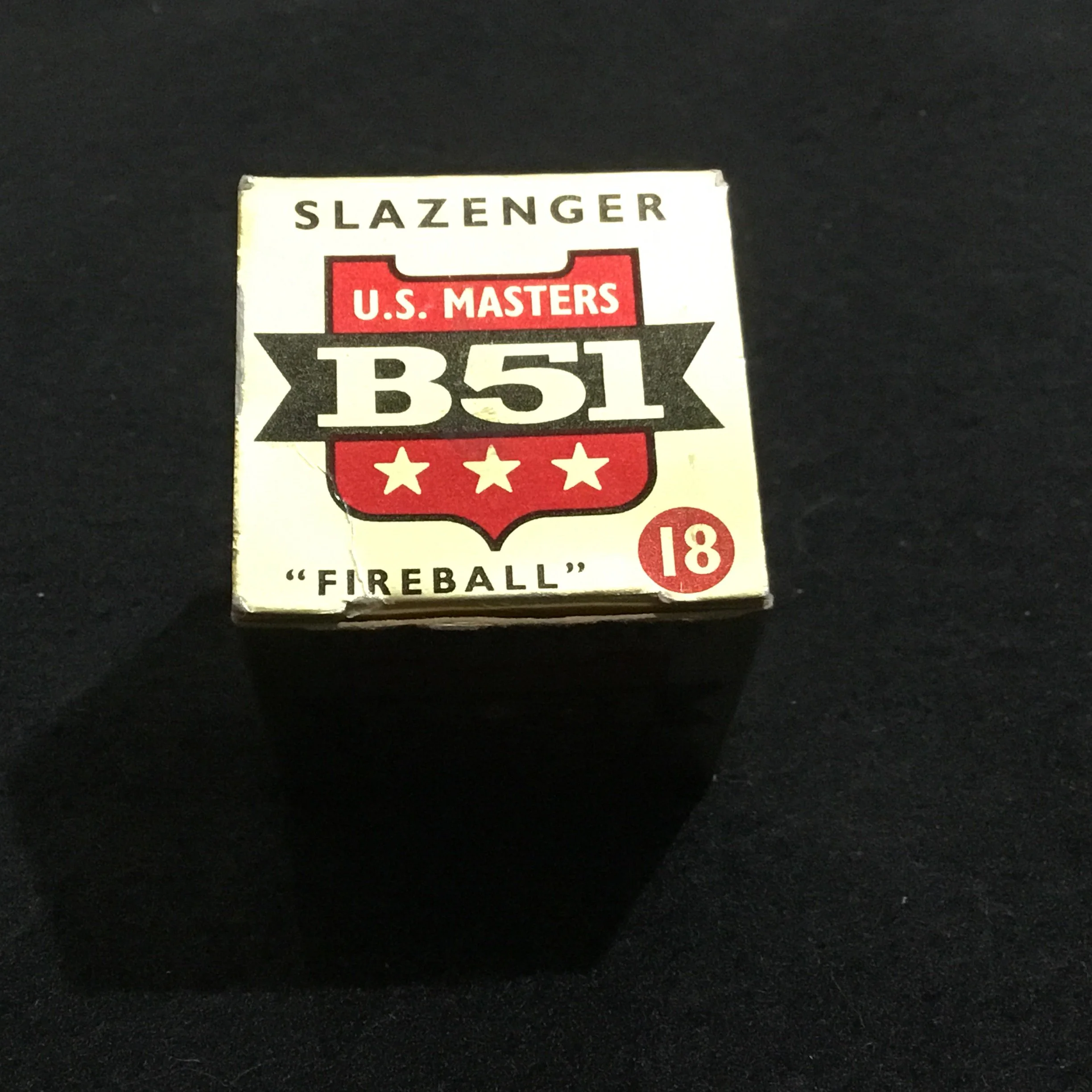 Slazenger U.S.Masters B51 Fireball boxed ball
