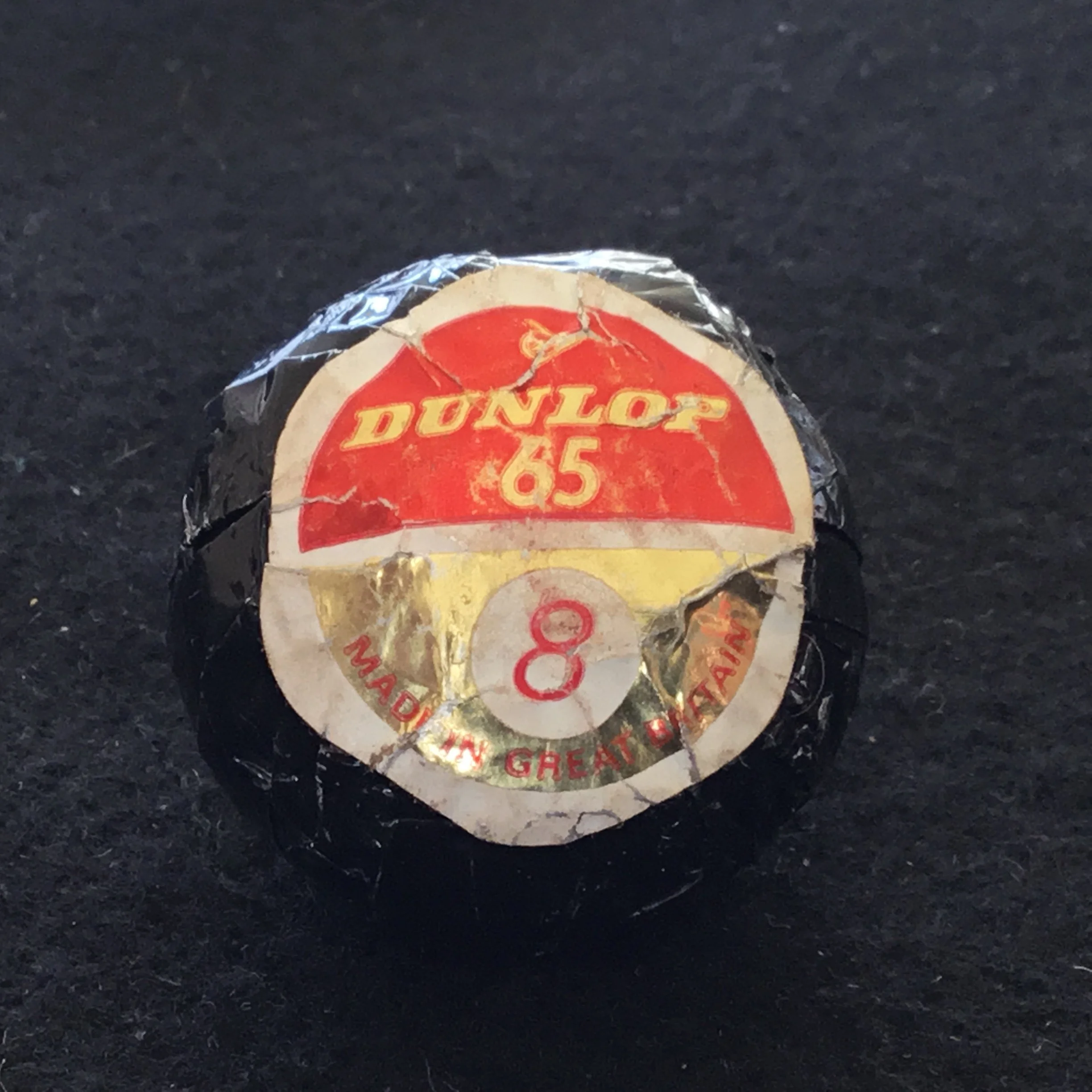 Dunlop 65 wrapped golf ball