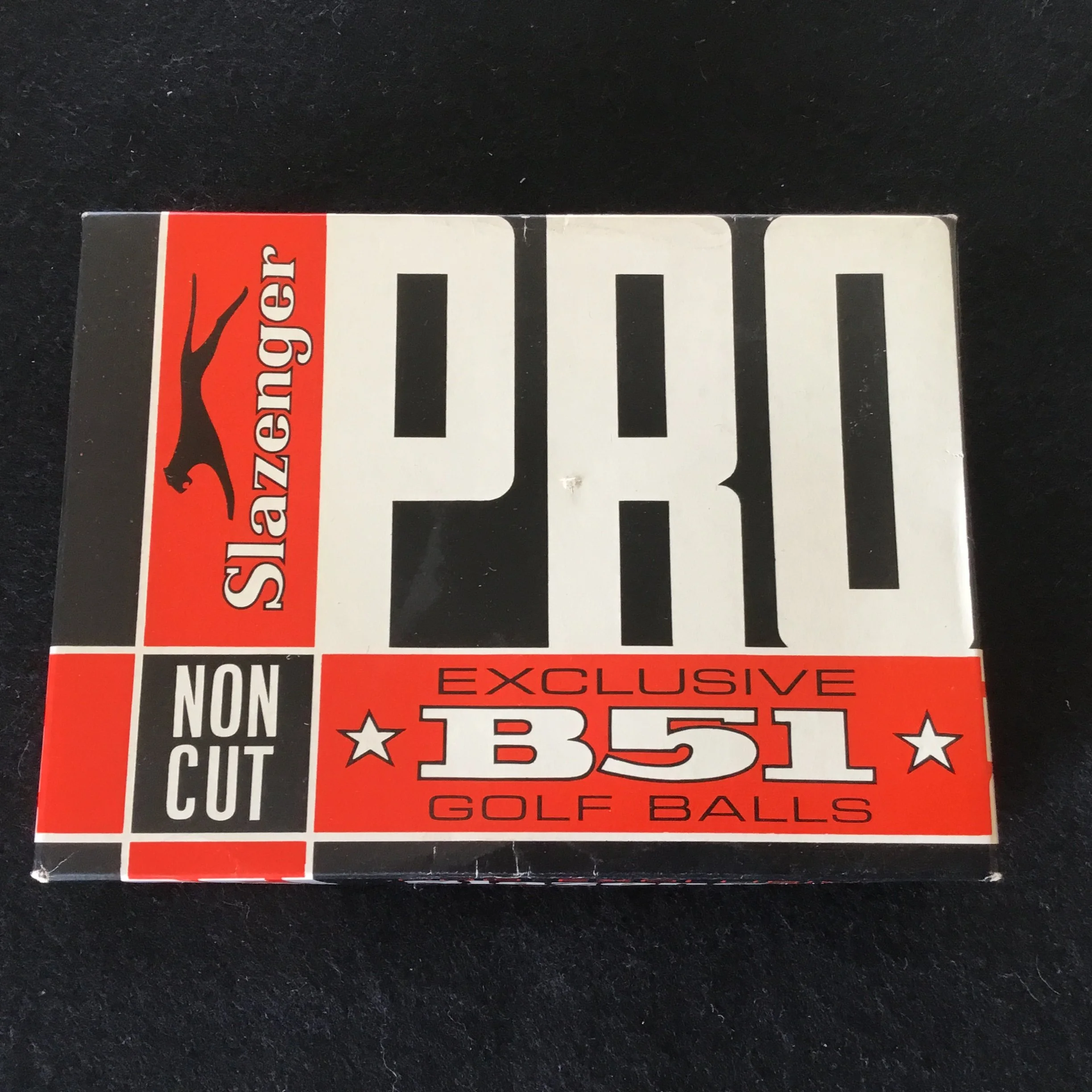 Slazenger Pro B51 Golf Balls empty box