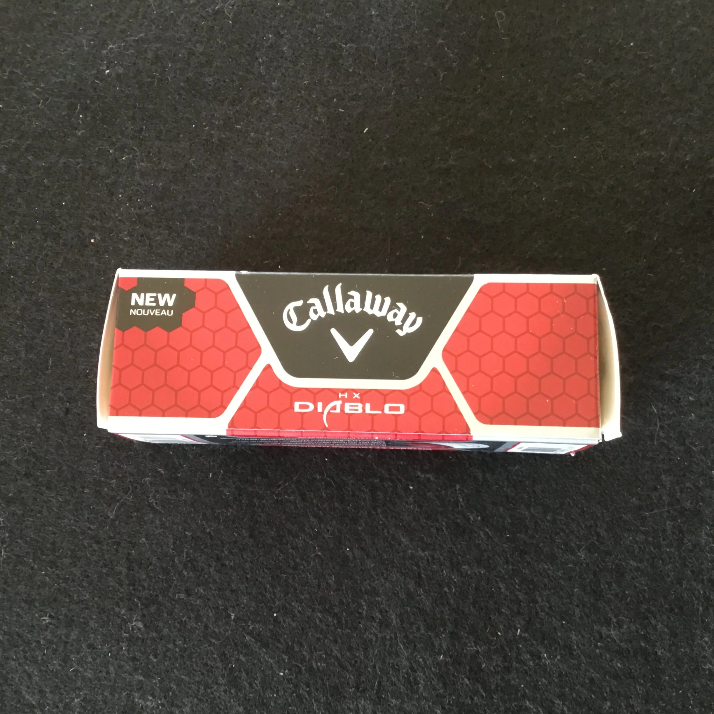 Callaway HX Diablo Golf Balls sleeve of balls