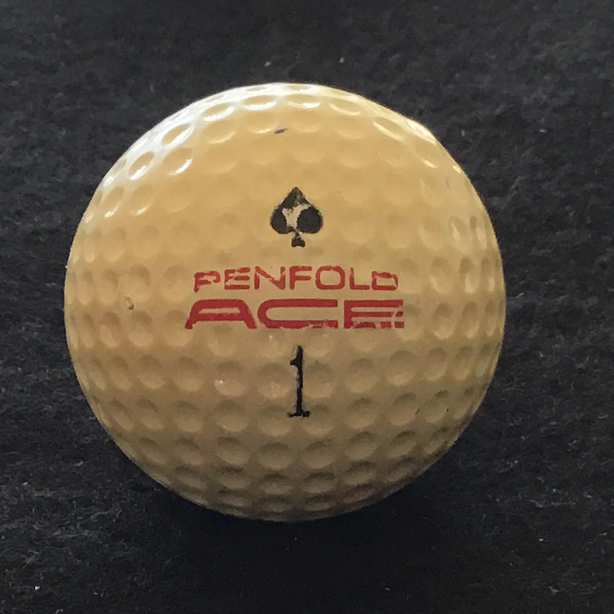 Penfold Ace Golf Ball - Spades