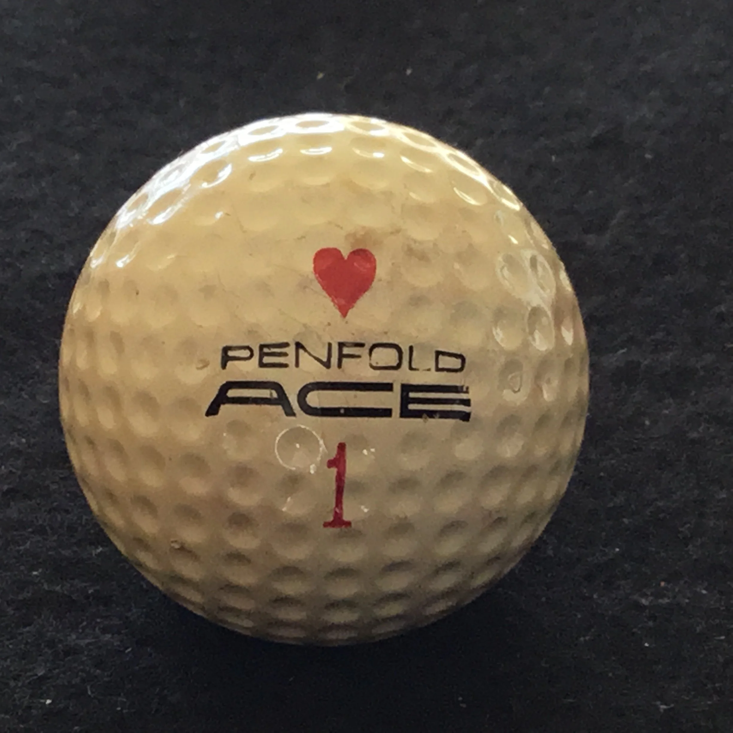 Penfold Ace Golf Ball - Hearts