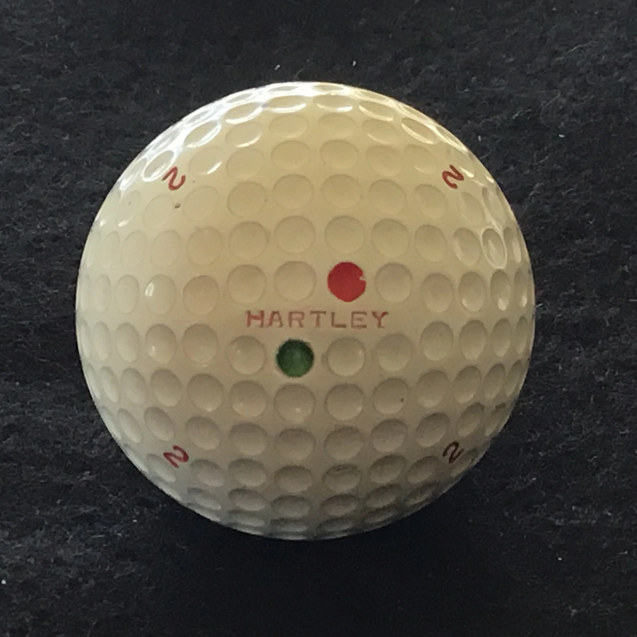 Hartley Silver Tassie Double Dot Golf Ball