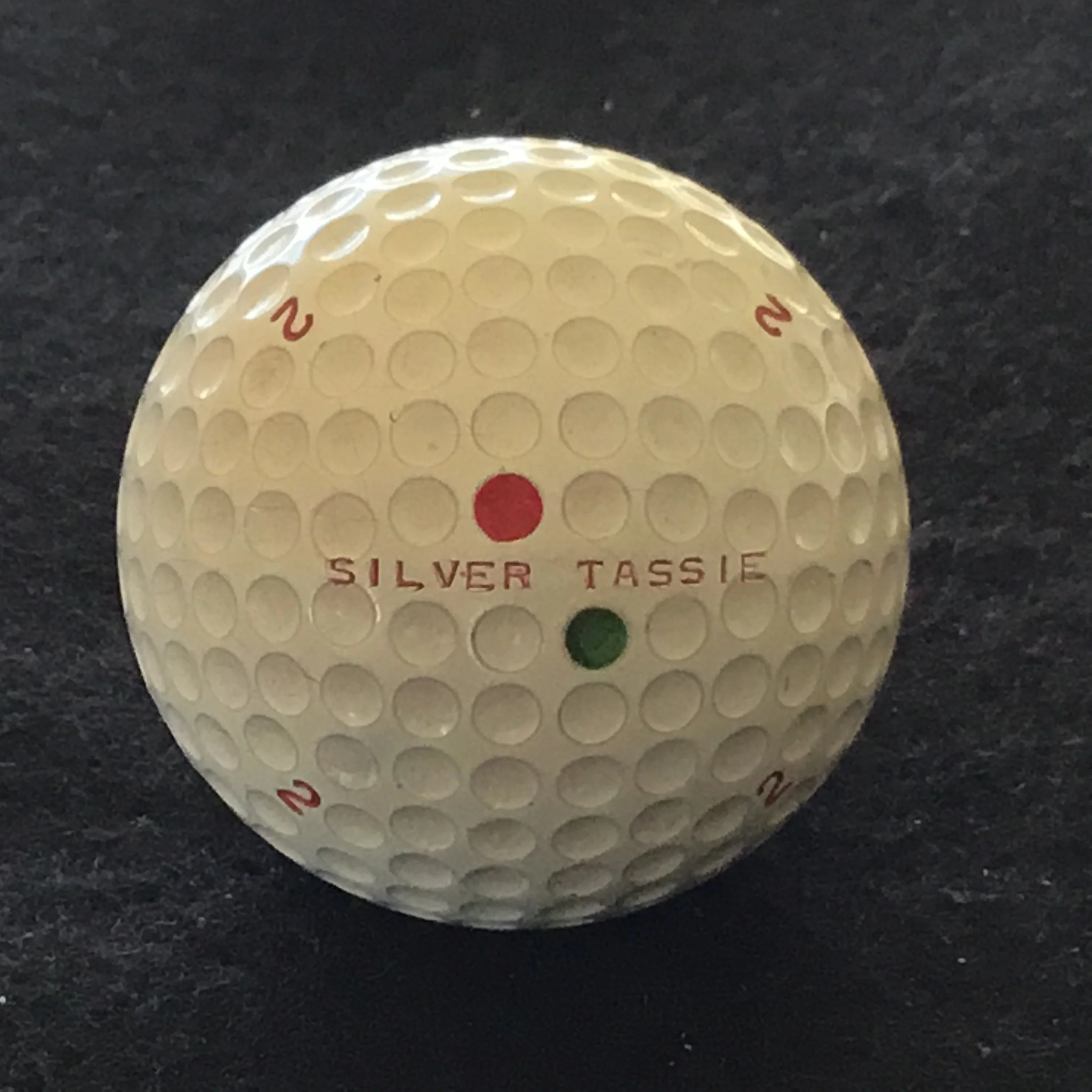 Hartley Silver Tassie Double Dot Golf Ball