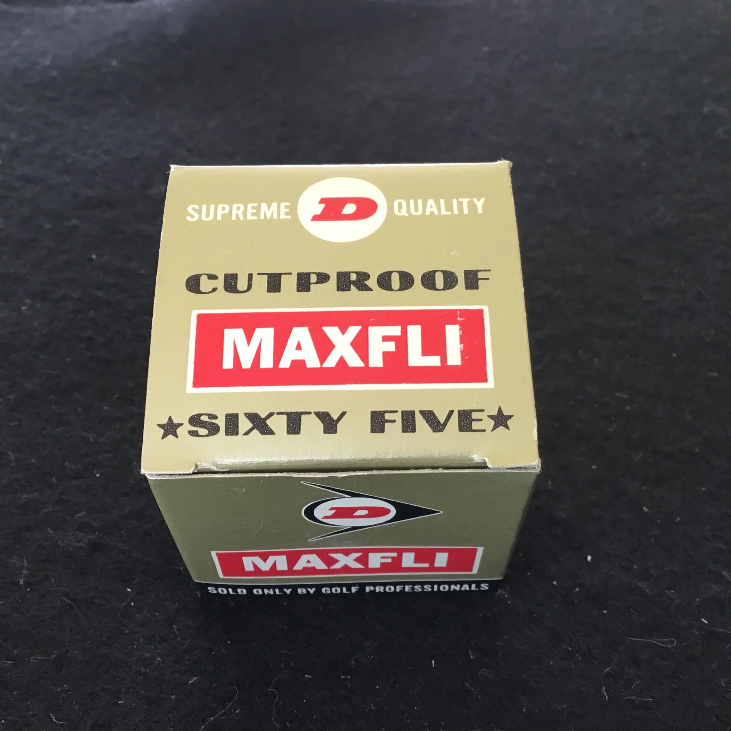 Dunlop Maxfli Sixty Five boxed golf ball