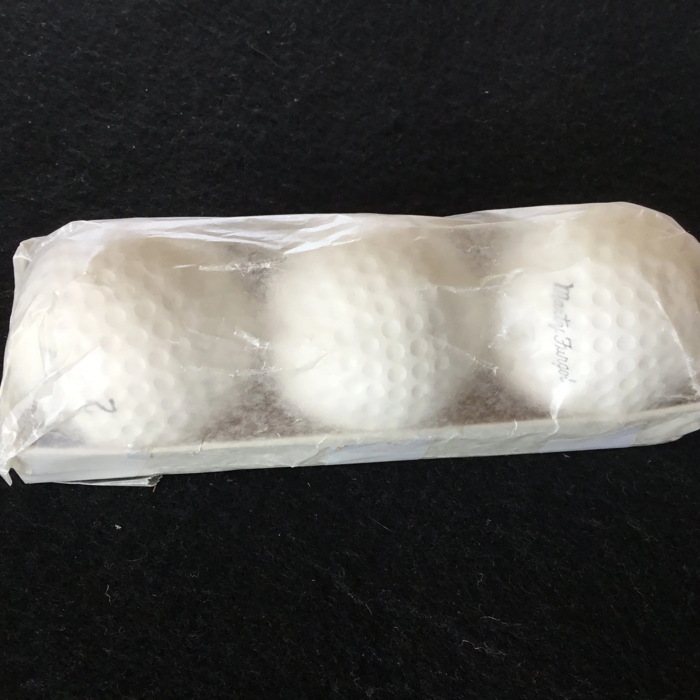 Marty Furgol Autographed golf ball sleeve