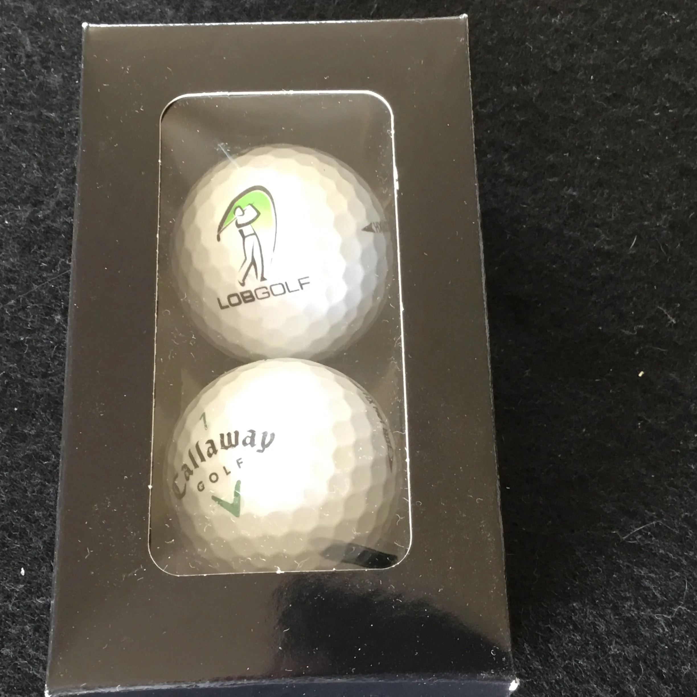 Callaway Lob Golf boxed two ball set